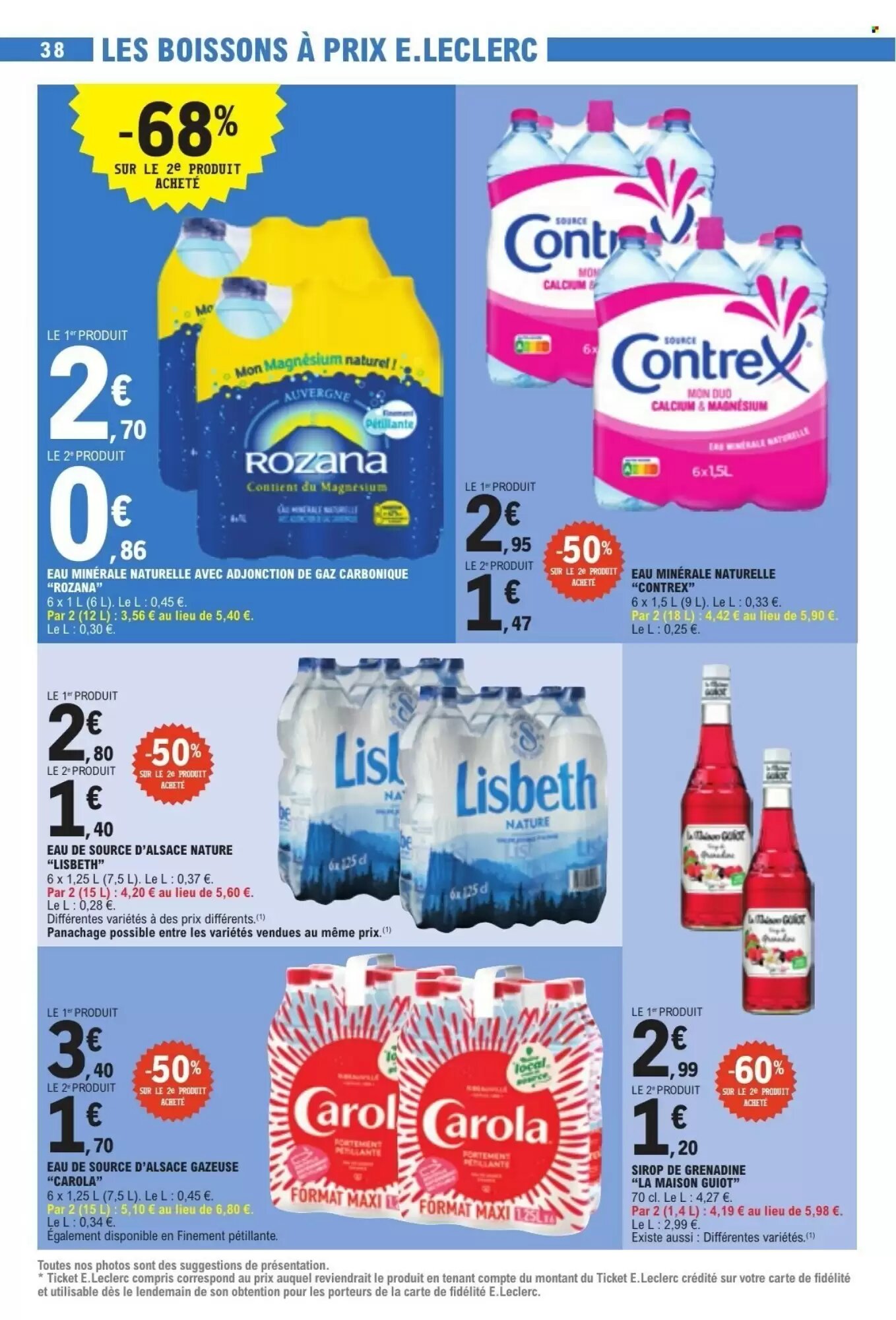 Prospectus promotionnel E.Leclerc valable à partir du 25/08/2026 - Page 38.