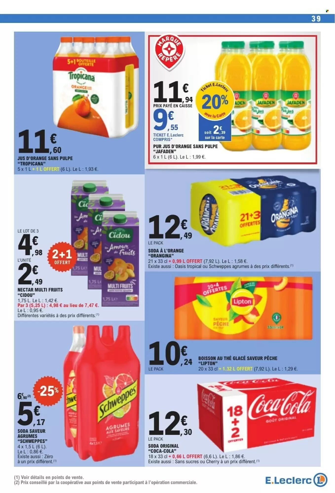 Prospectus promotionnel E.Leclerc valable à partir du 25/08/2026 - Page 39.