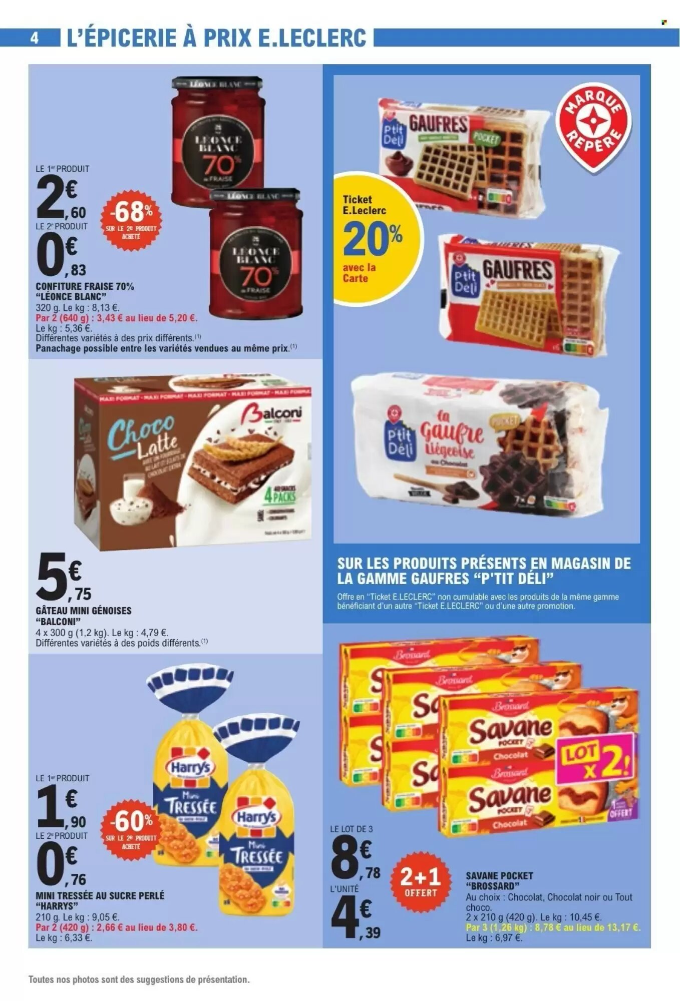 Prospectus promotionnel E.Leclerc valable à partir du 25/08/2026 - Page 4.