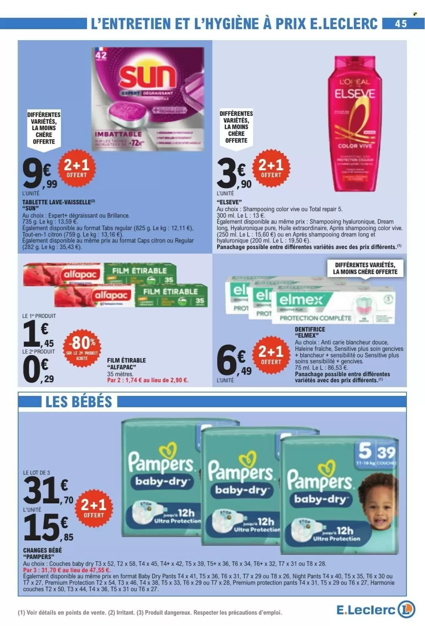 Prospectus promotionnel E.Leclerc valable à partir du 25/08/2026 - Page 45.
