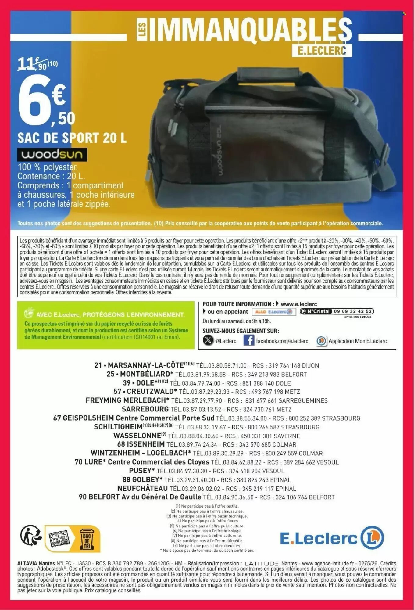 Prospectus promotionnel E.Leclerc valable à partir du 25/08/2026 - Page 72.