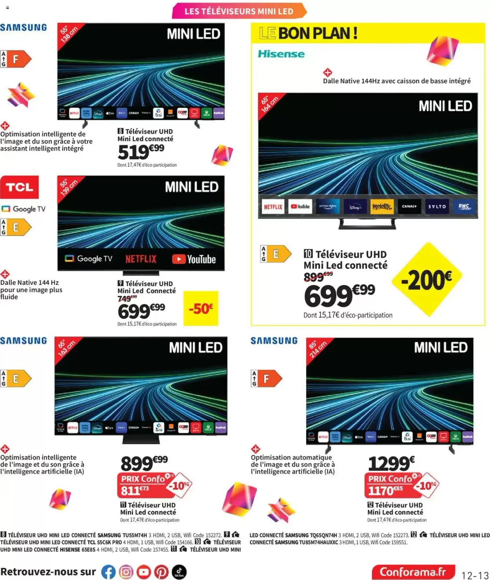 Prospectus promotionnel Conforama valable à partir du 25/08/2026 - Page 13.