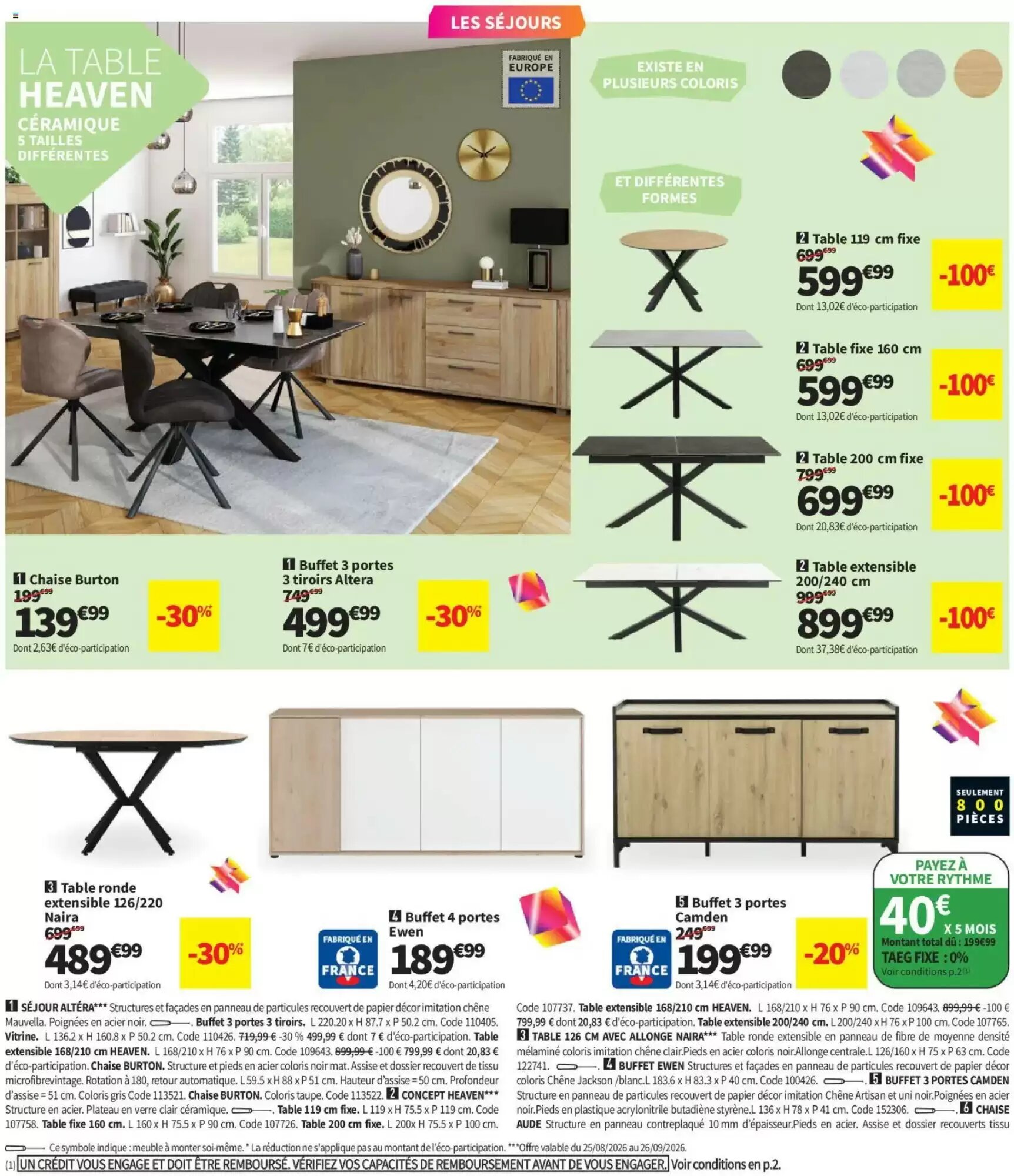 Prospectus promotionnel Conforama valable à partir du 25/08/2026 - Page 14.