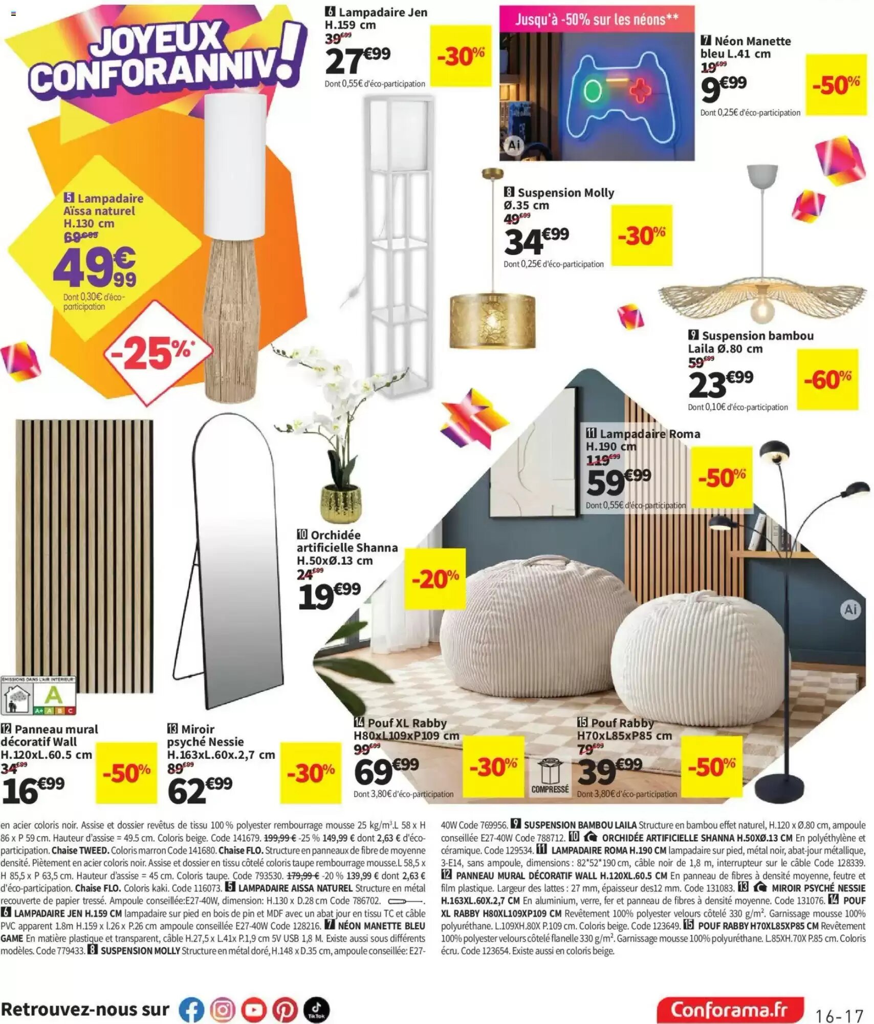 Prospectus promotionnel Conforama valable à partir du 25/08/2026 - Page 17.