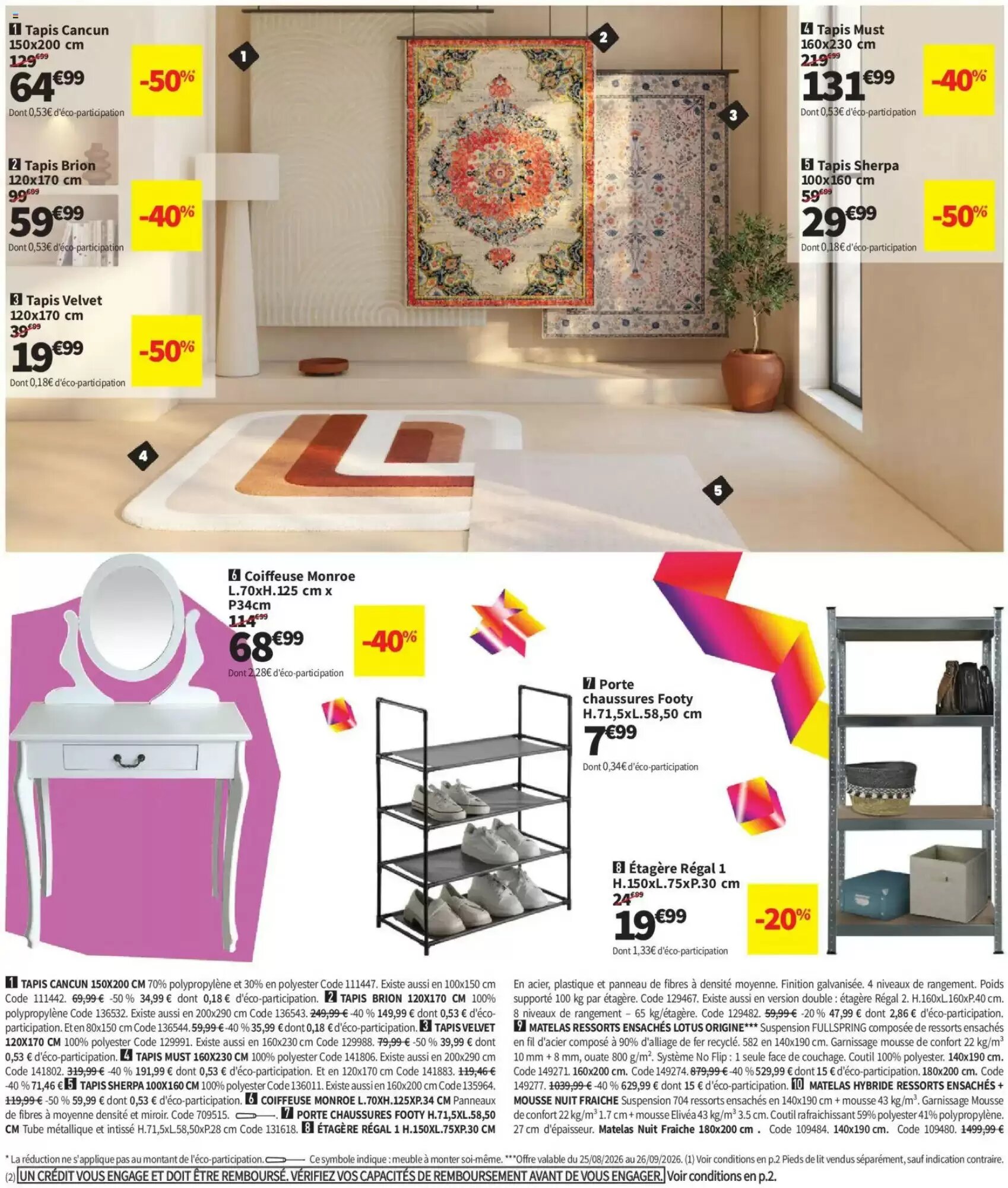Prospectus promotionnel Conforama valable à partir du 25/08/2026 - Page 18.
