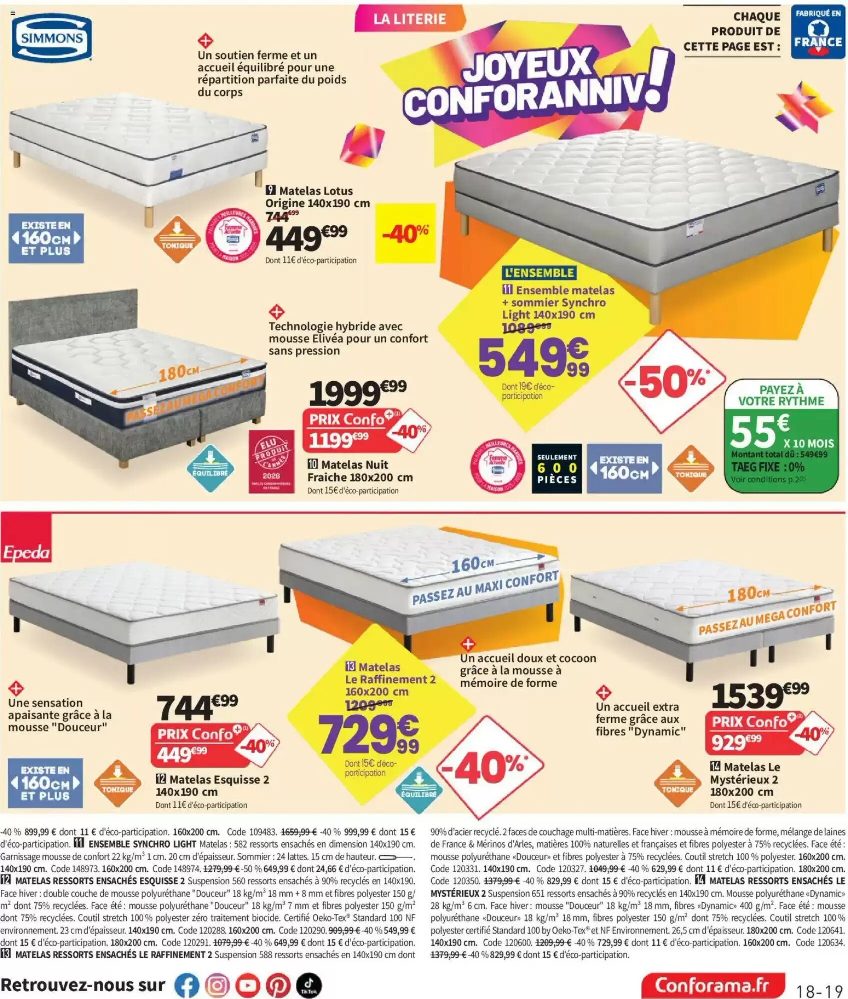 Prospectus promotionnel Conforama valable à partir du 25/08/2026 - Page 19.