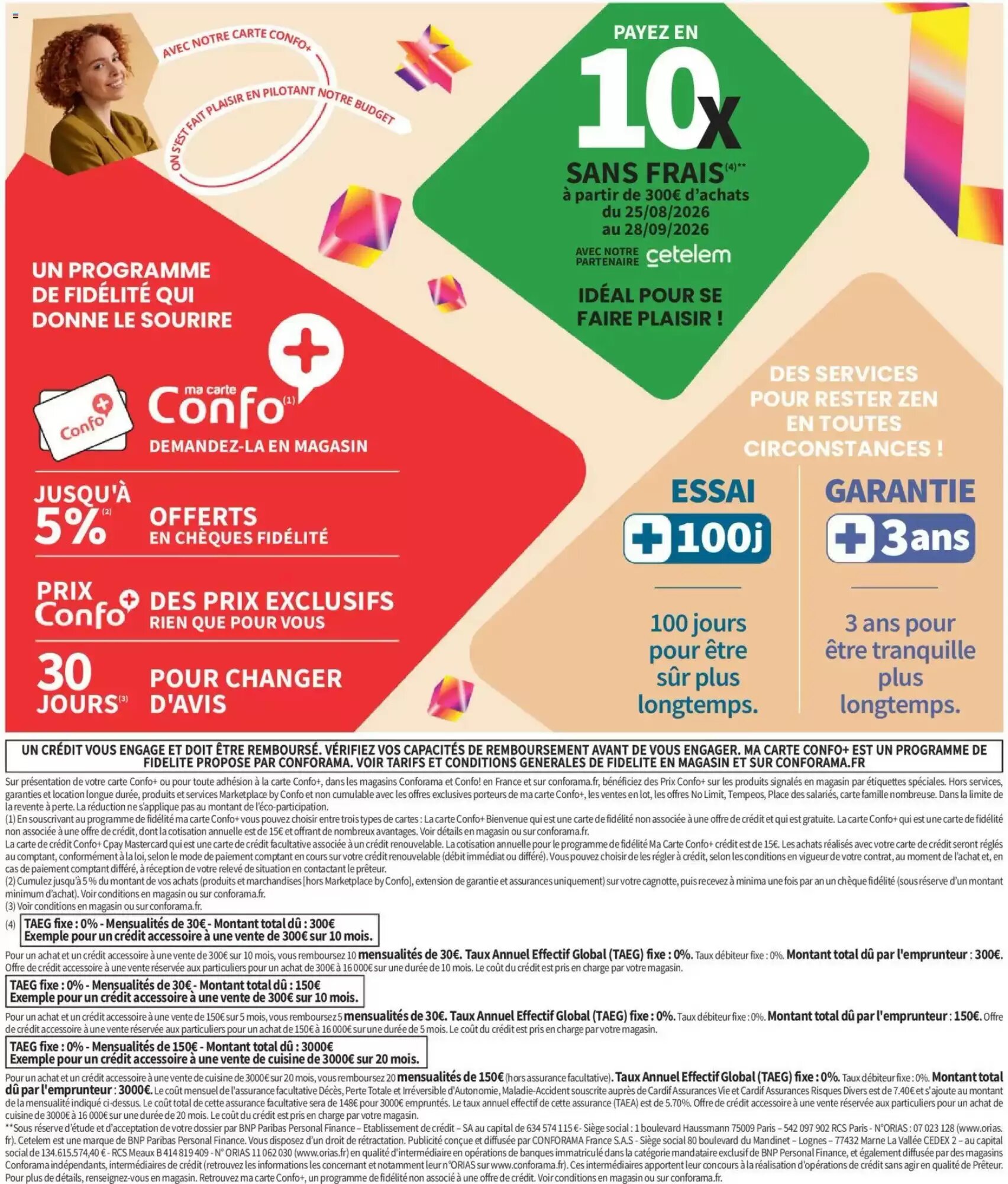 Prospectus promotionnel Conforama valable à partir du 25/08/2026 - Page 2.