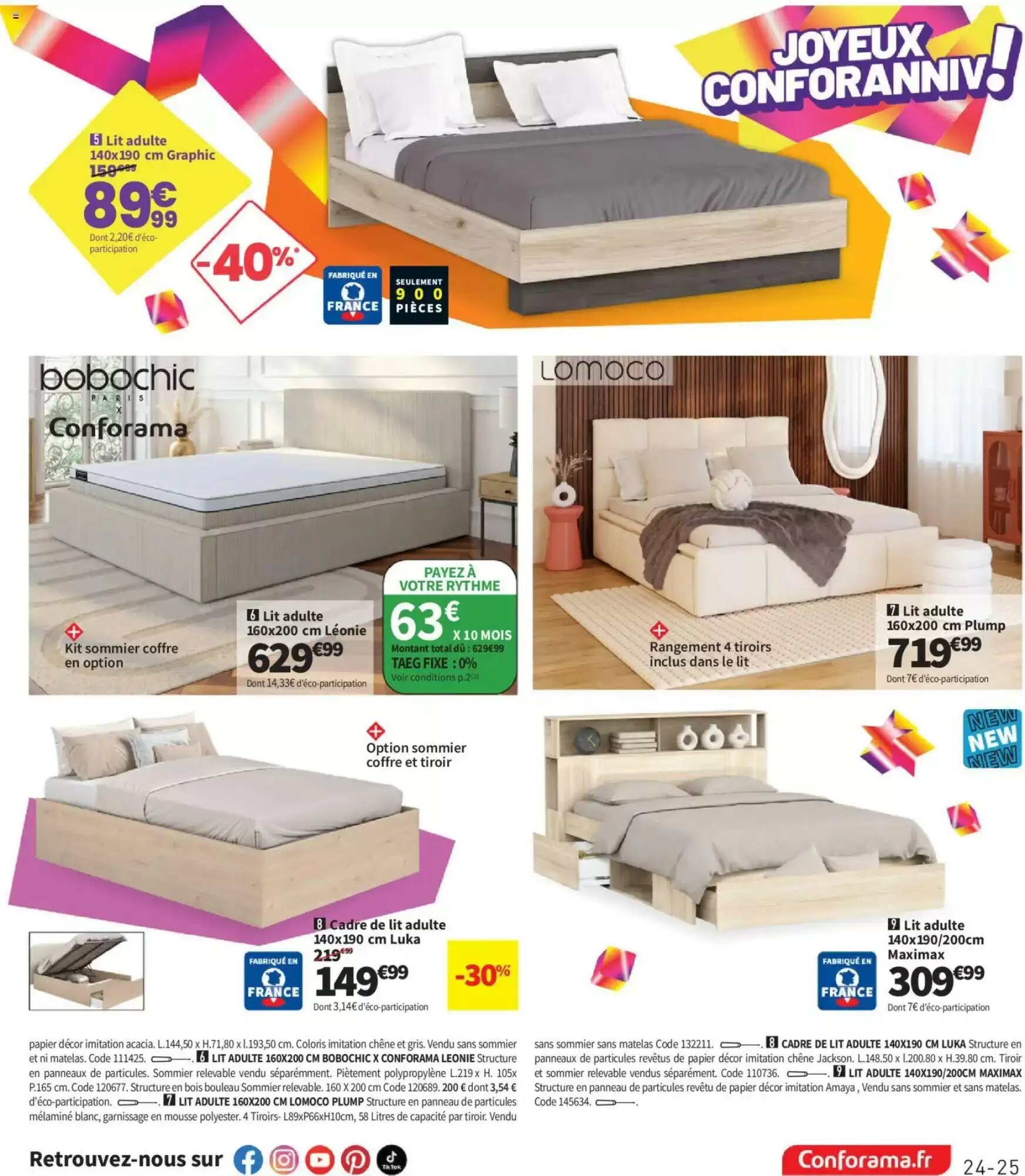 Prospectus promotionnel Conforama valable à partir du 25/08/2026 - Page 25.
