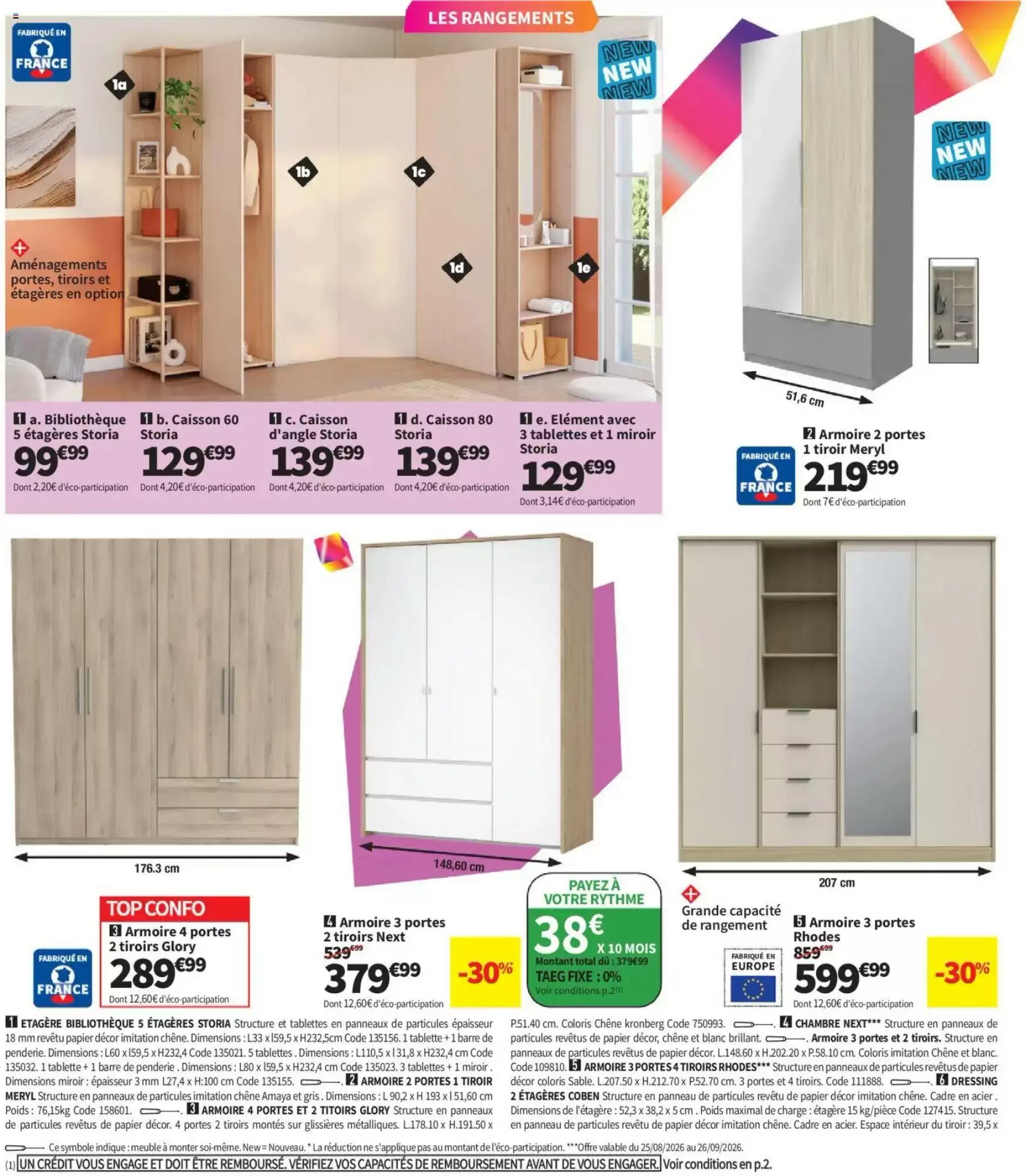 Prospectus promotionnel Conforama valable à partir du 25/08/2026 - Page 26.