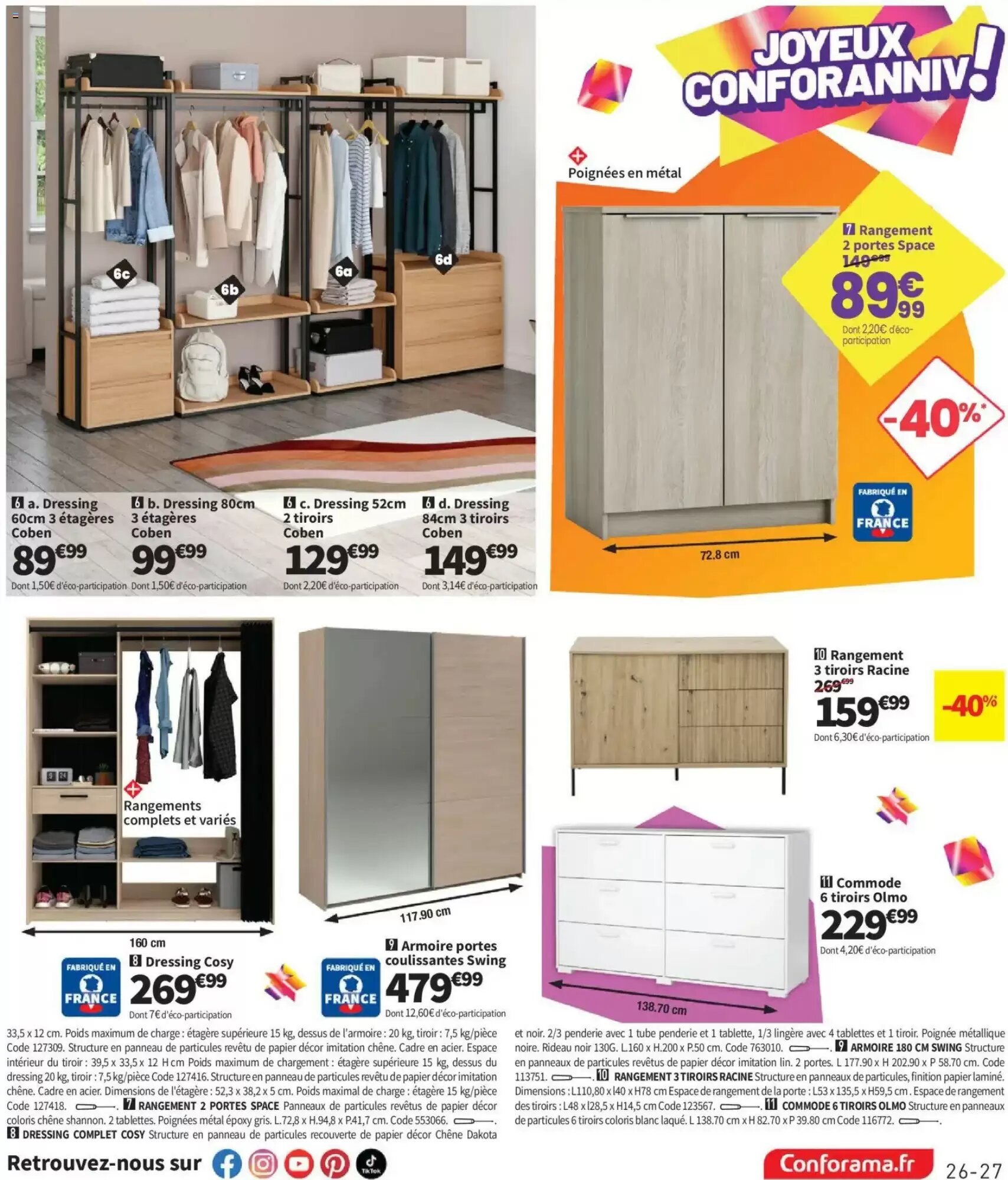 Prospectus promotionnel Conforama valable à partir du 25/08/2026 - Page 27.