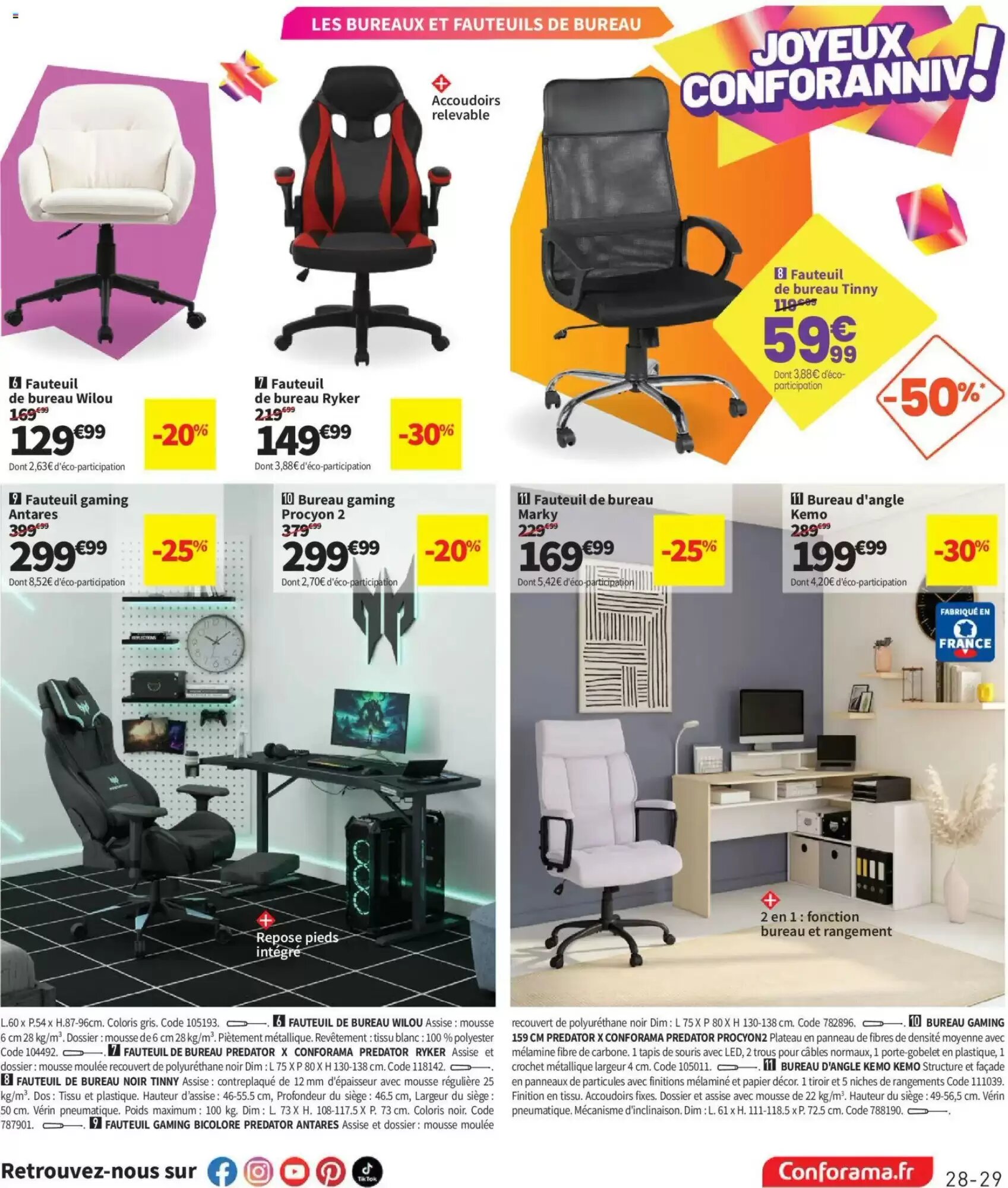 Prospectus promotionnel Conforama valable à partir du 25/08/2026 - Page 29.