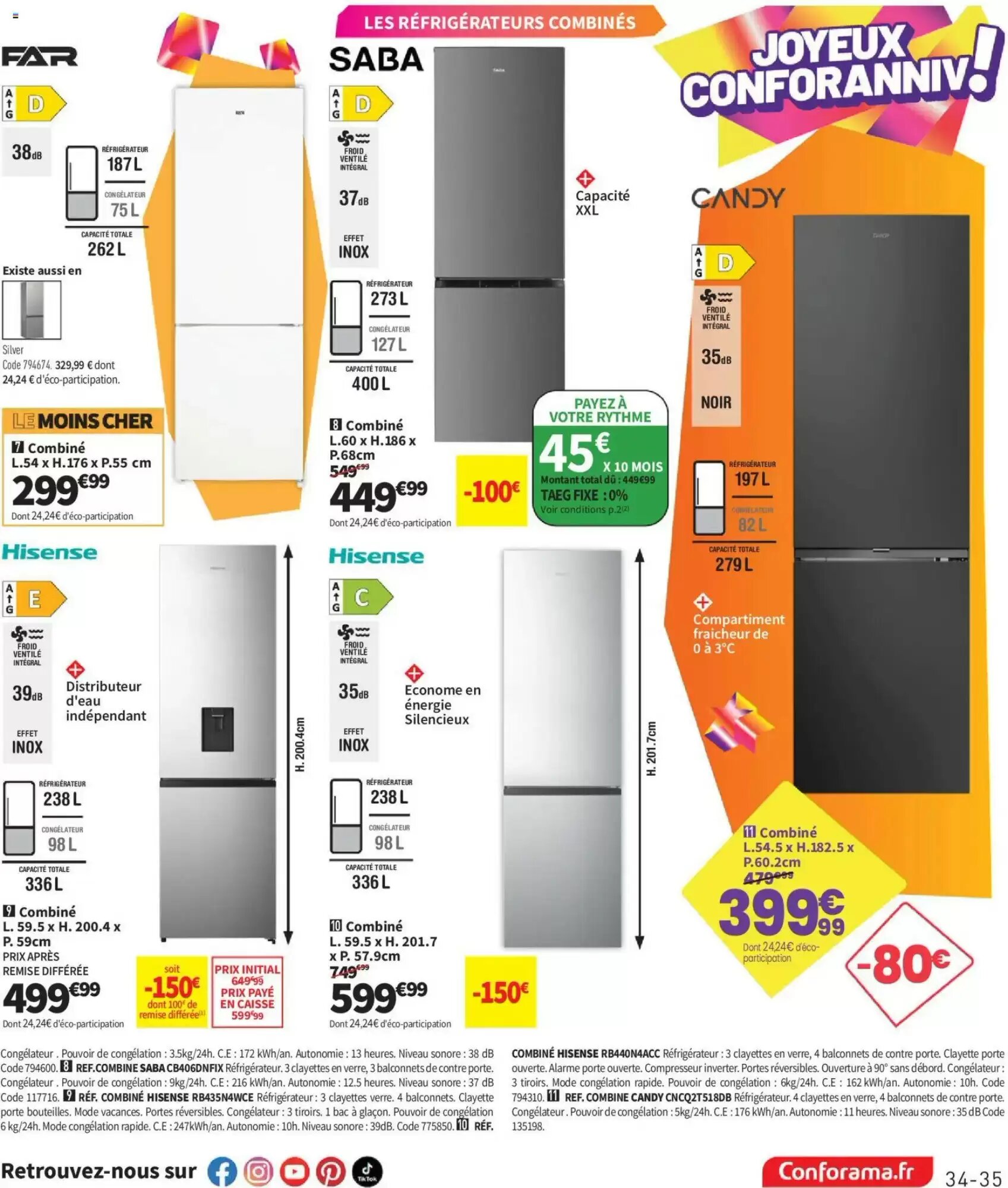 Prospectus promotionnel Conforama valable à partir du 25/08/2026 - Page 35.