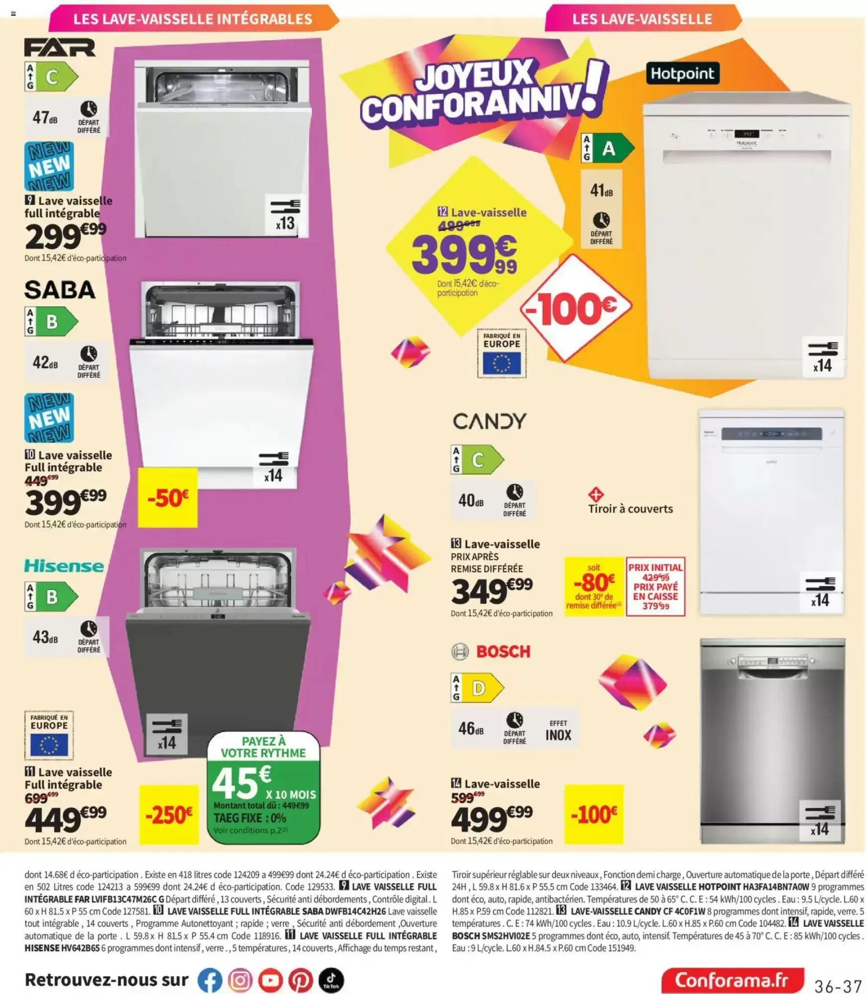Prospectus promotionnel Conforama valable à partir du 25/08/2026 - Page 37.