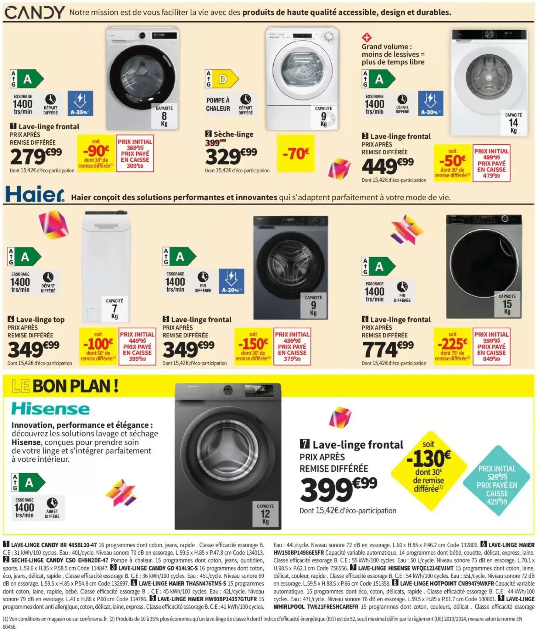 Prospectus promotionnel Conforama valable à partir du 25/08/2026 - Page 38.