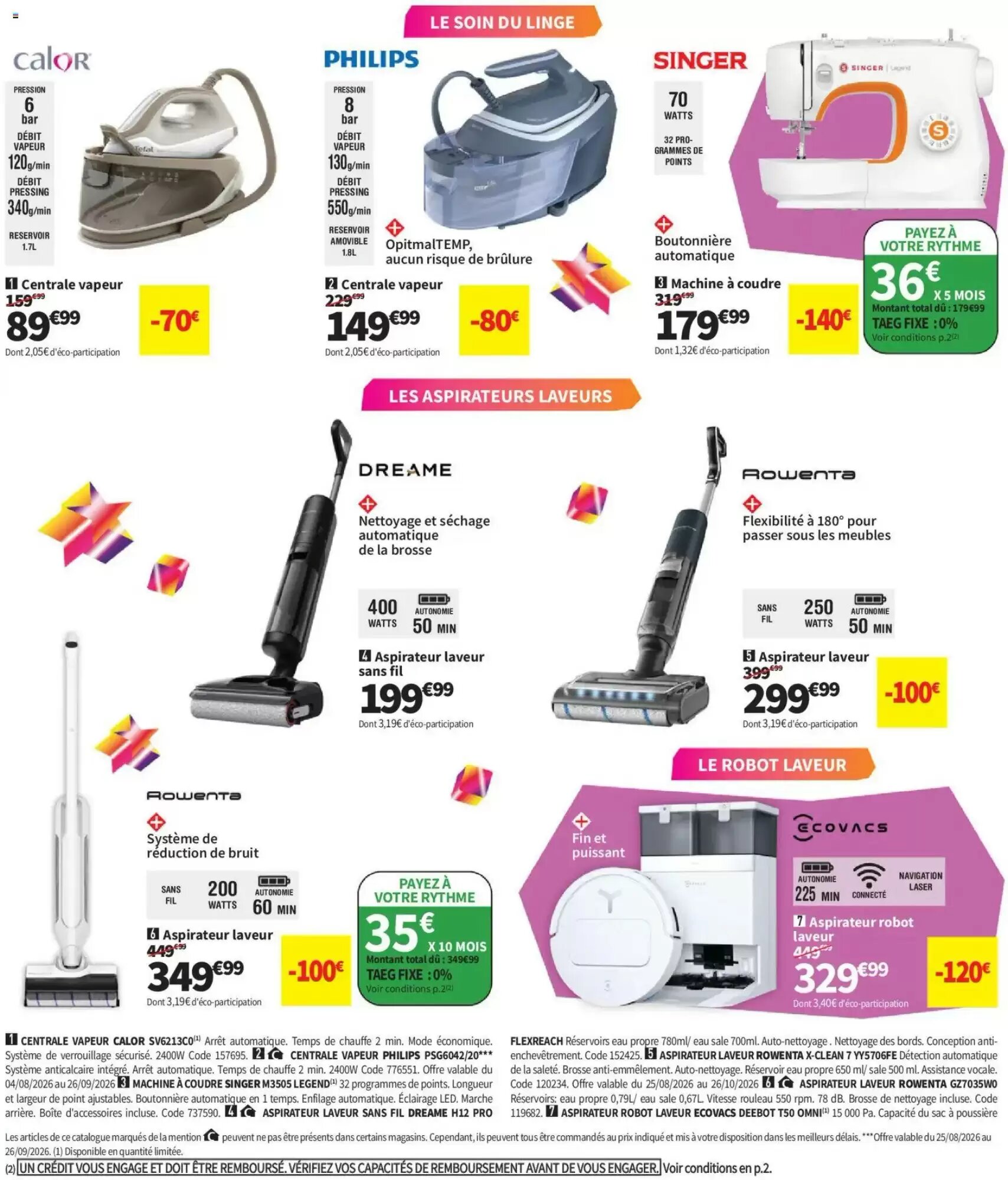 Prospectus promotionnel Conforama valable à partir du 25/08/2026 - Page 40.