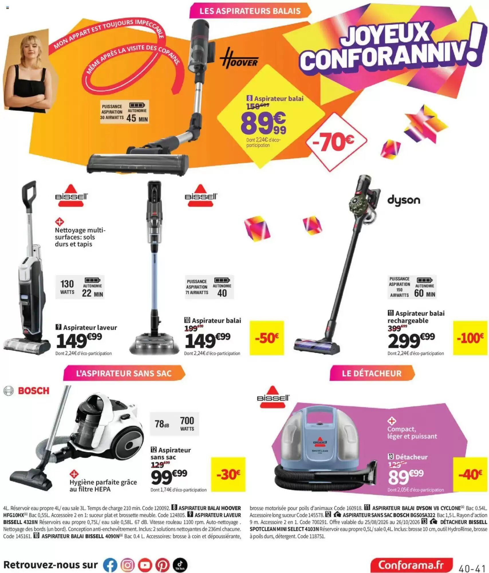 Prospectus promotionnel Conforama valable à partir du 25/08/2026 - Page 41.