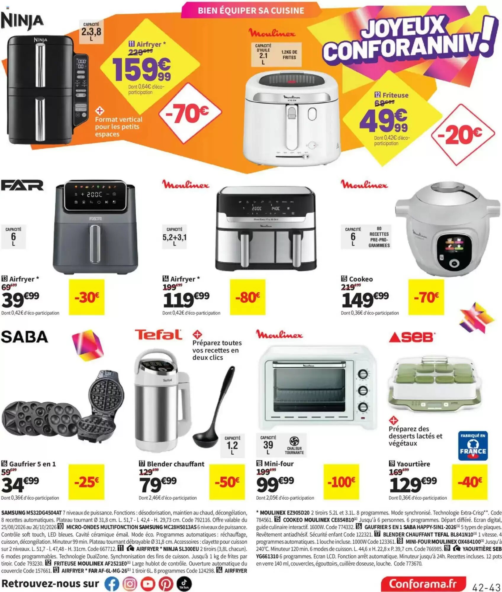 Prospectus promotionnel Conforama valable à partir du 25/08/2026 - Page 43.