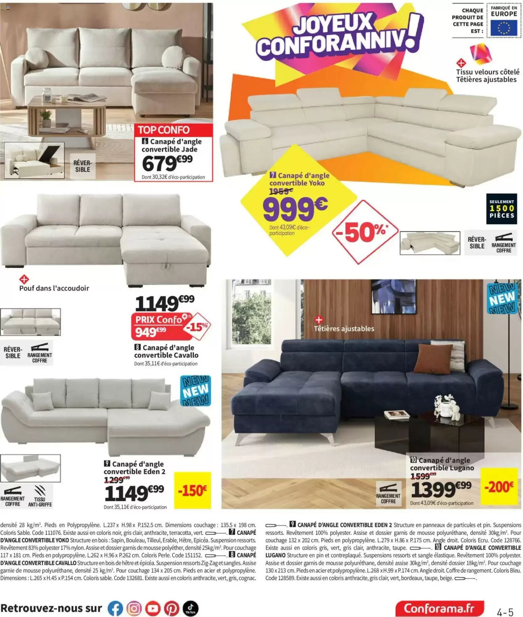 Prospectus promotionnel Conforama valable à partir du 25/08/2026 - Page 5.
