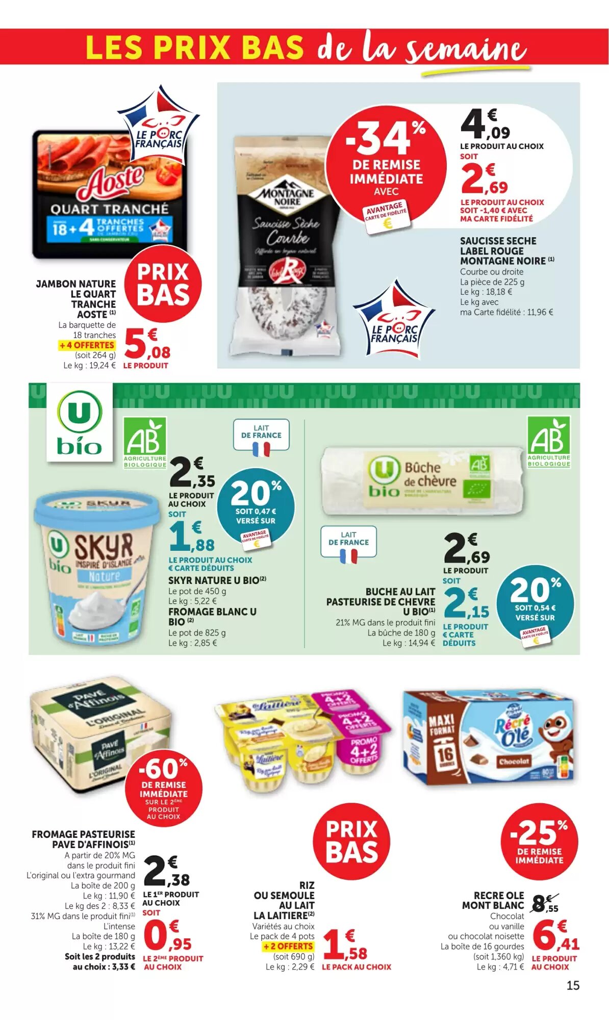 Prospectus promotionnel Bi1 valable à partir du 25/08/2026 - Page 15.