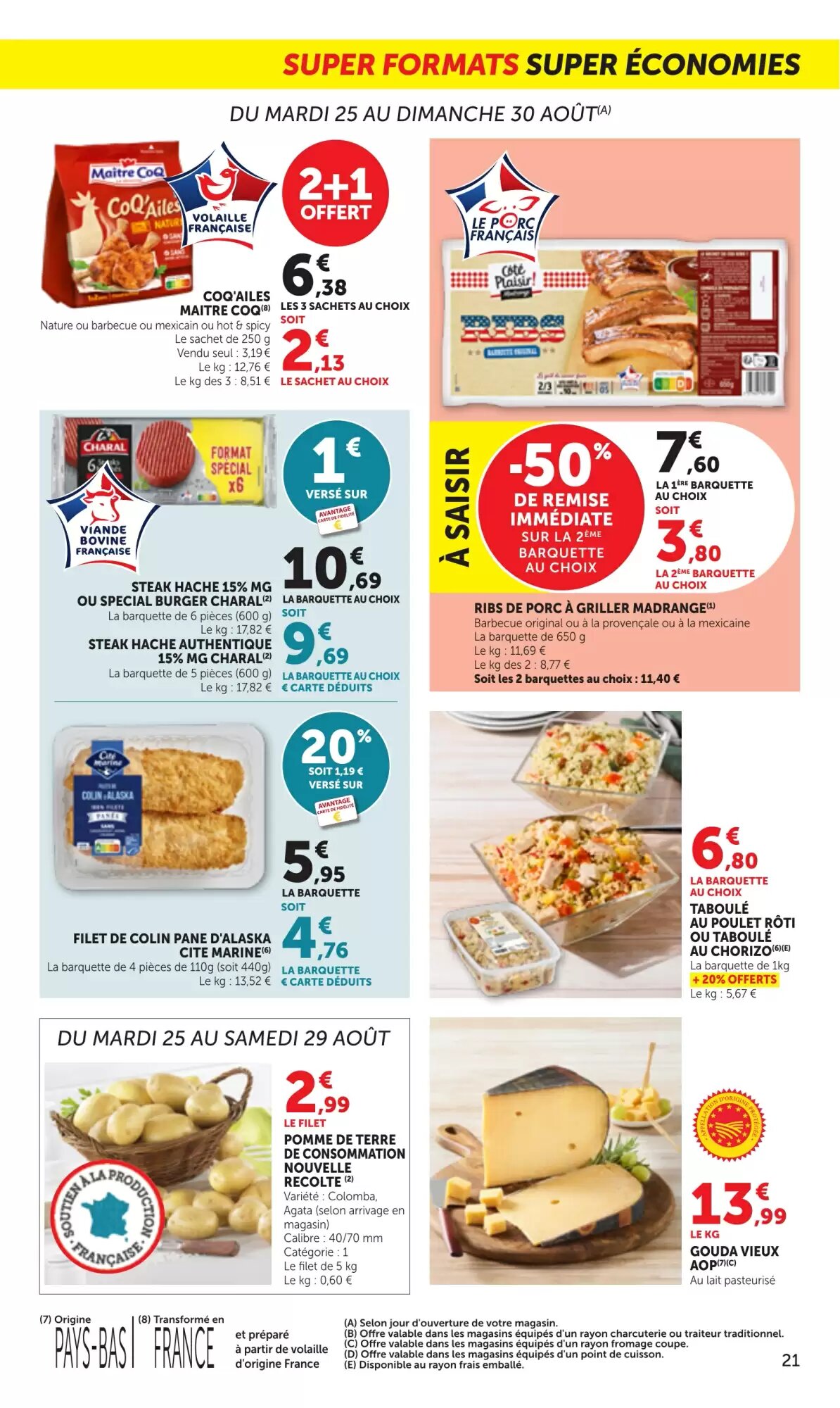Prospectus promotionnel Bi1 valable à partir du 25/08/2026 - Page 21.