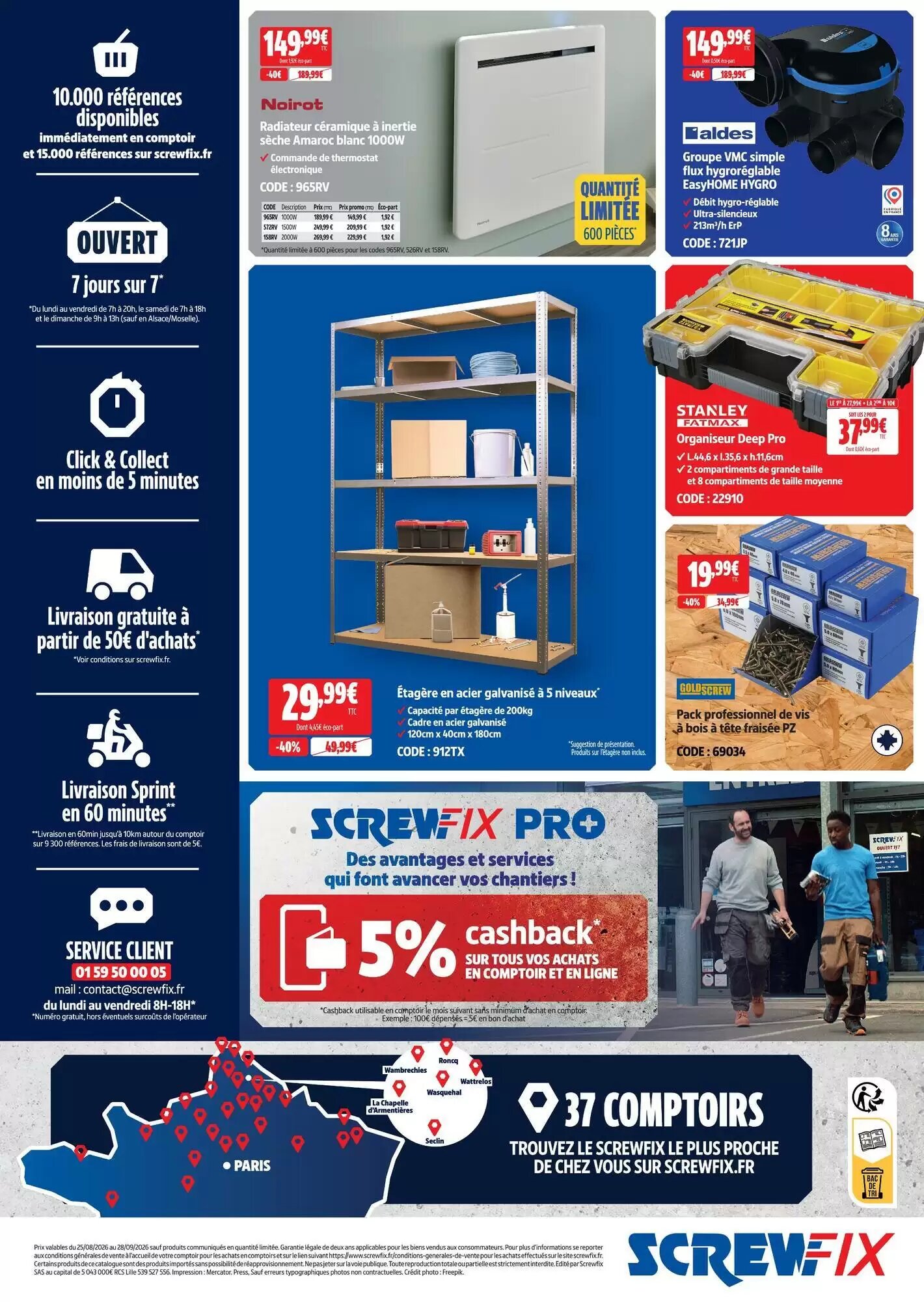 Prospectus promotionnel Screwfix valable à partir du 25/08/2026 - Page 12.