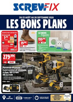 Prospectus promotionnel Screwfix valable à partir du 25/08/2026