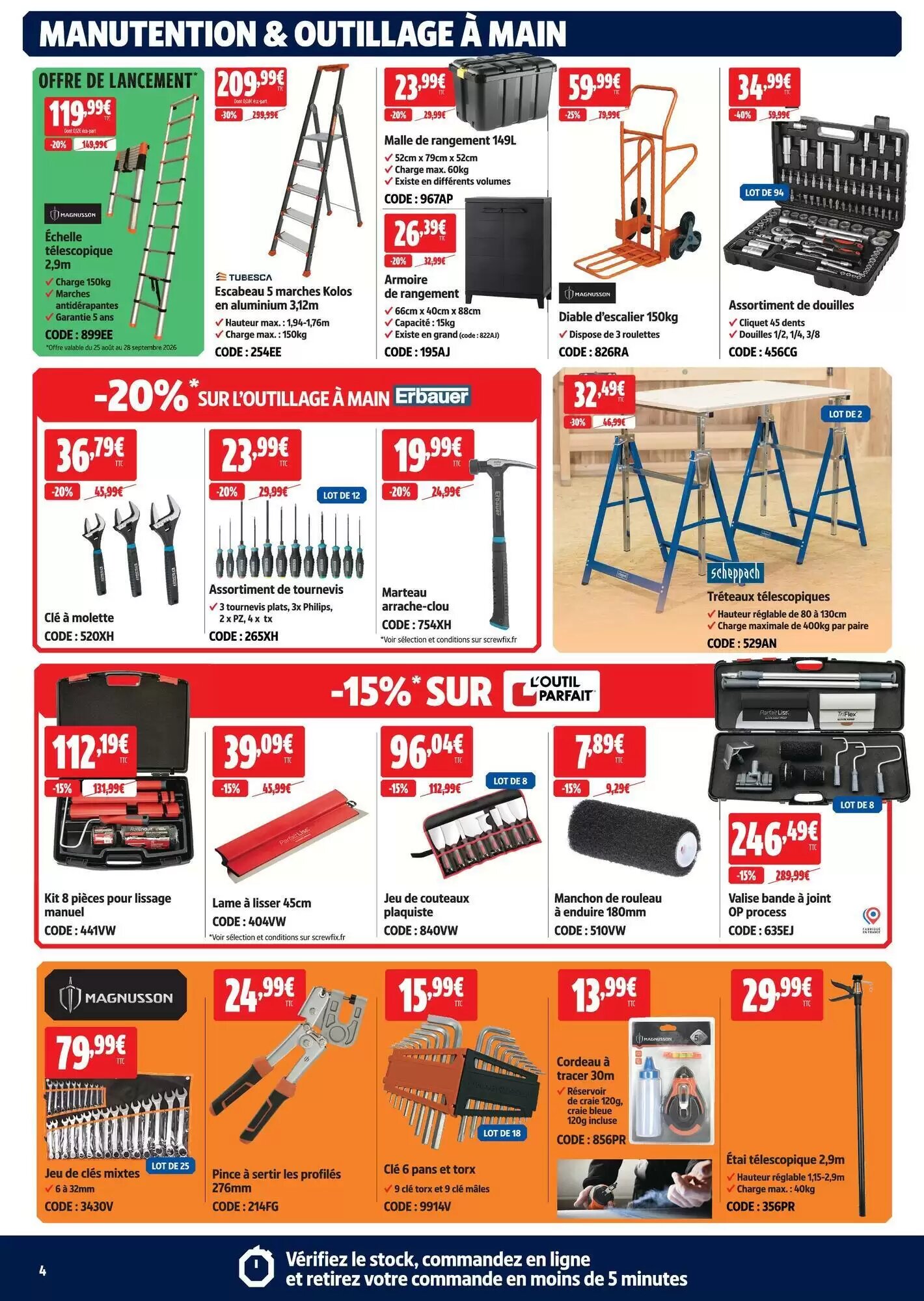 Prospectus promotionnel Screwfix valable à partir du 25/08/2026 - Page 4.