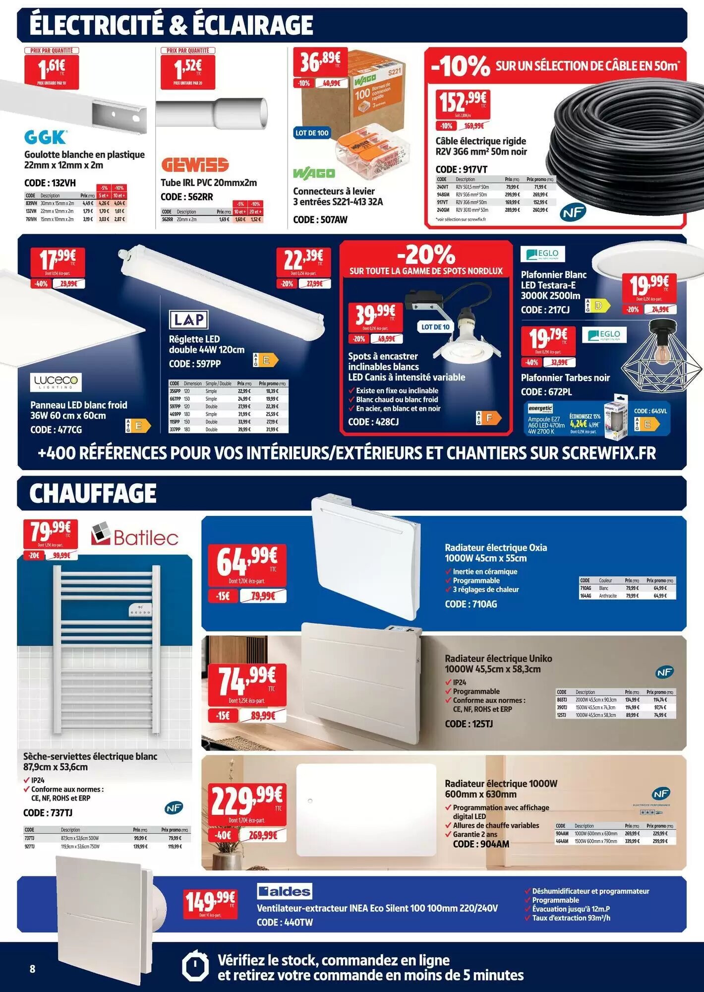 Prospectus promotionnel Screwfix valable à partir du 25/08/2026 - Page 8.
