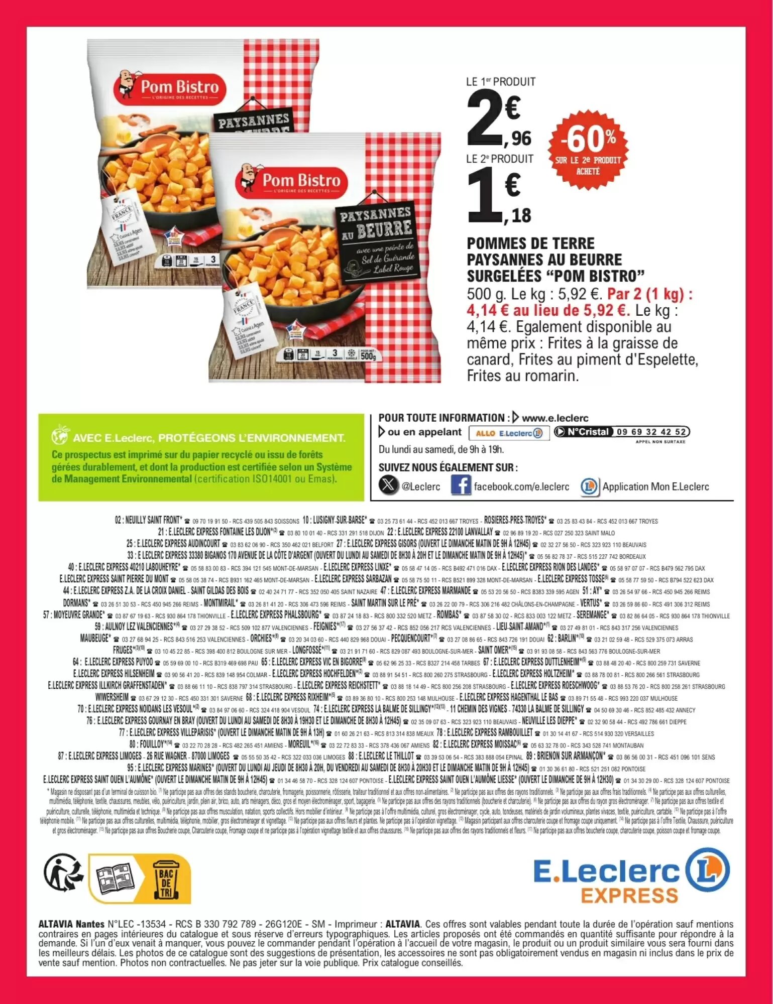 Prospectus promotionnel E.Leclerc Express valable à partir du 25/08/2026 - Page 12.