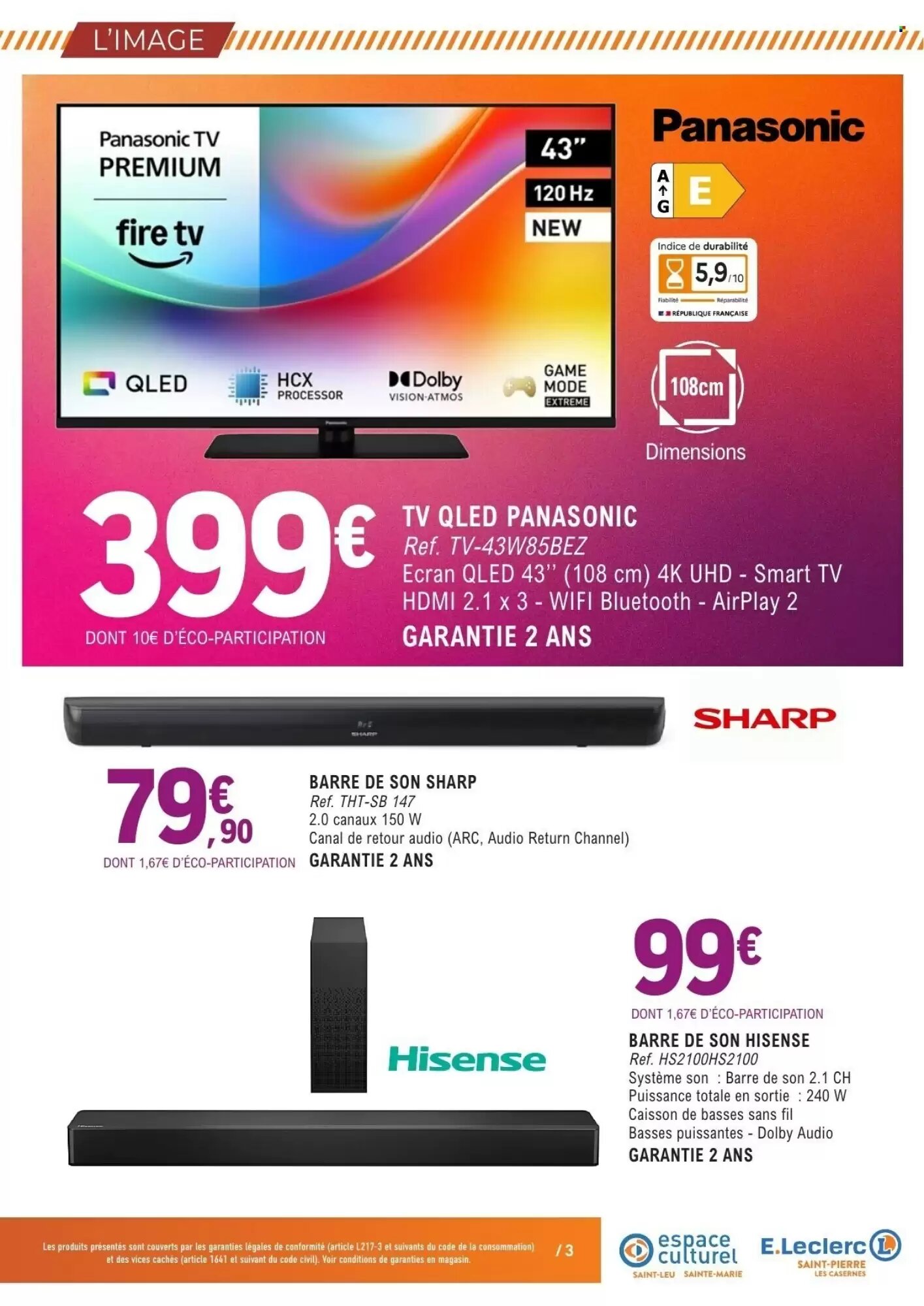Prospectus promotionnel E.Leclerc valable à partir du 25/08/2026 - Page 3.