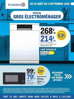Prospectus promotionnel E.Leclerc valable à partir du 25/08/2026
