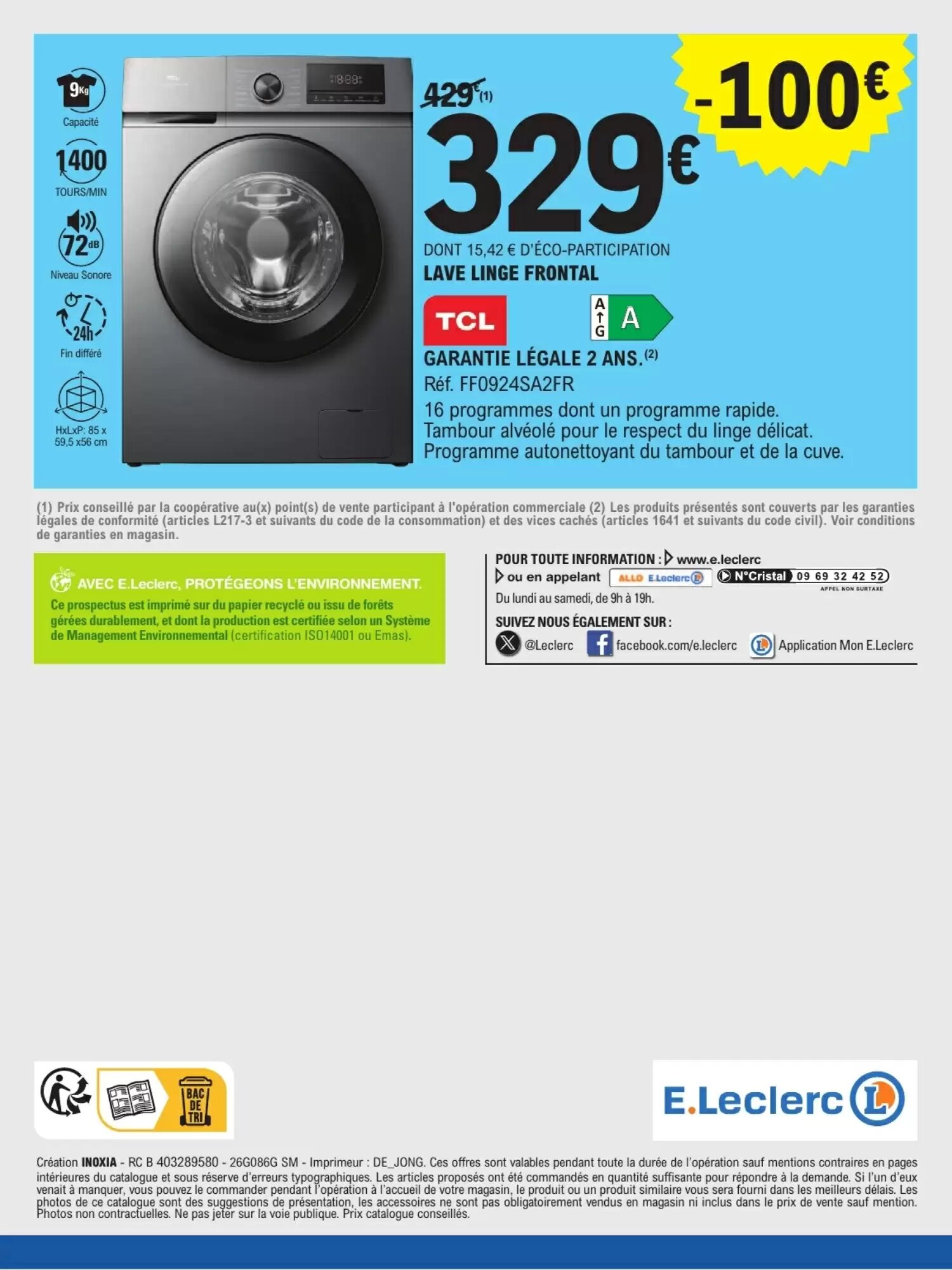 Prospectus promotionnel E.Leclerc valable à partir du 25/08/2026 - Page 8.