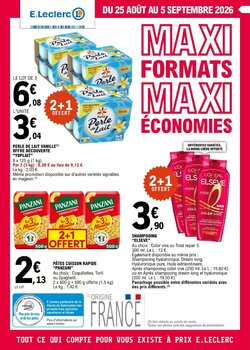 Prospectus promotionnel E.Leclerc valable à partir du 25/08/2026