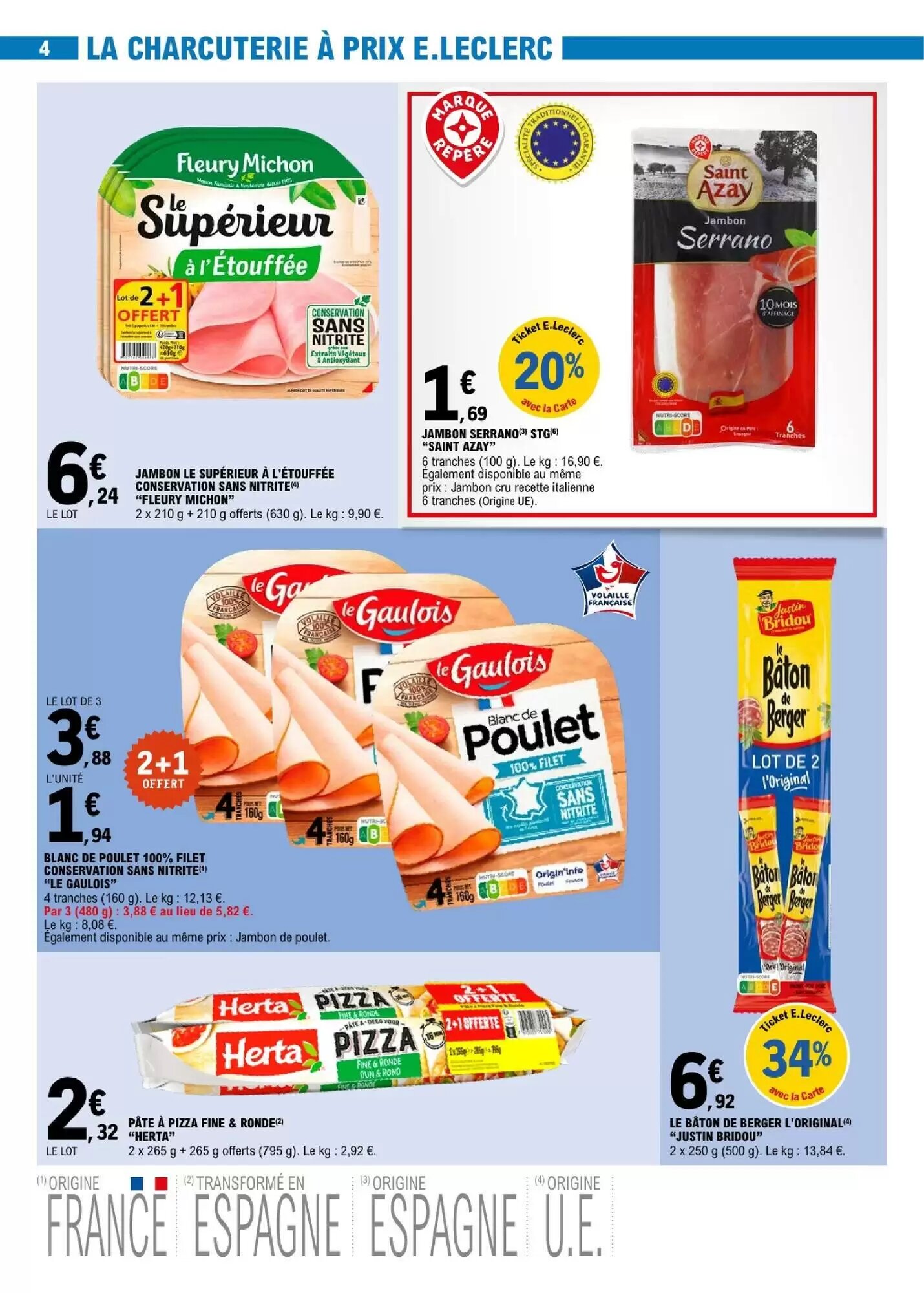 Prospectus promotionnel E.Leclerc valable à partir du 25/08/2026 - Page 4.