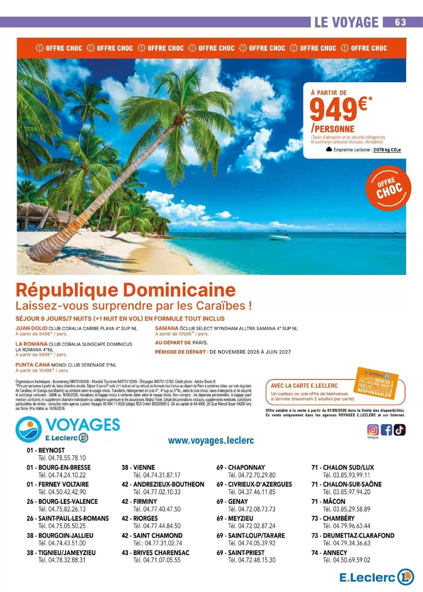 Prospectus promotionnel E.Leclerc valable à partir du 25/08/2026 - Page 63.