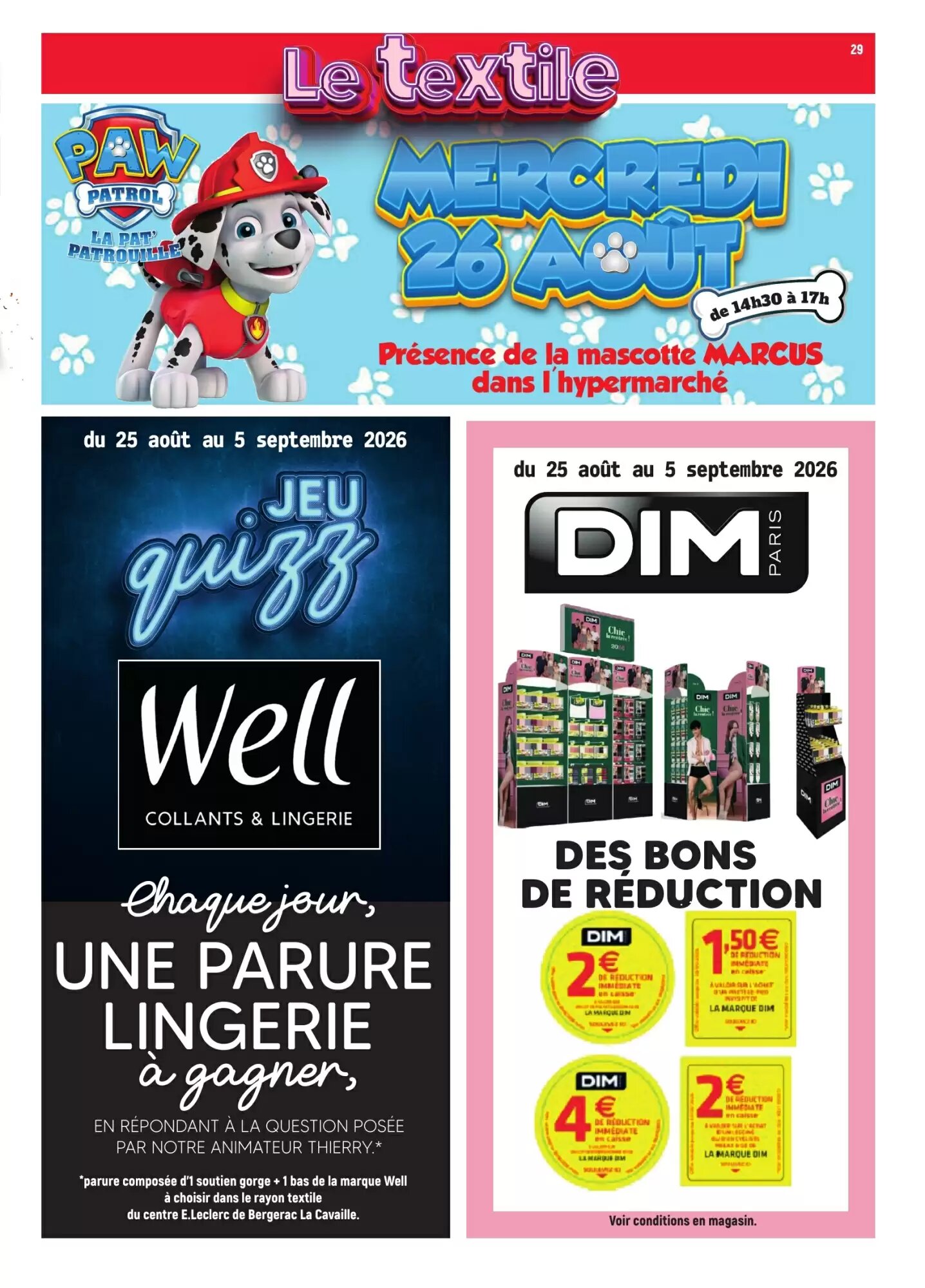 Prospectus promotionnel E.Leclerc valable à partir du 25/08/2026 - Page 29.