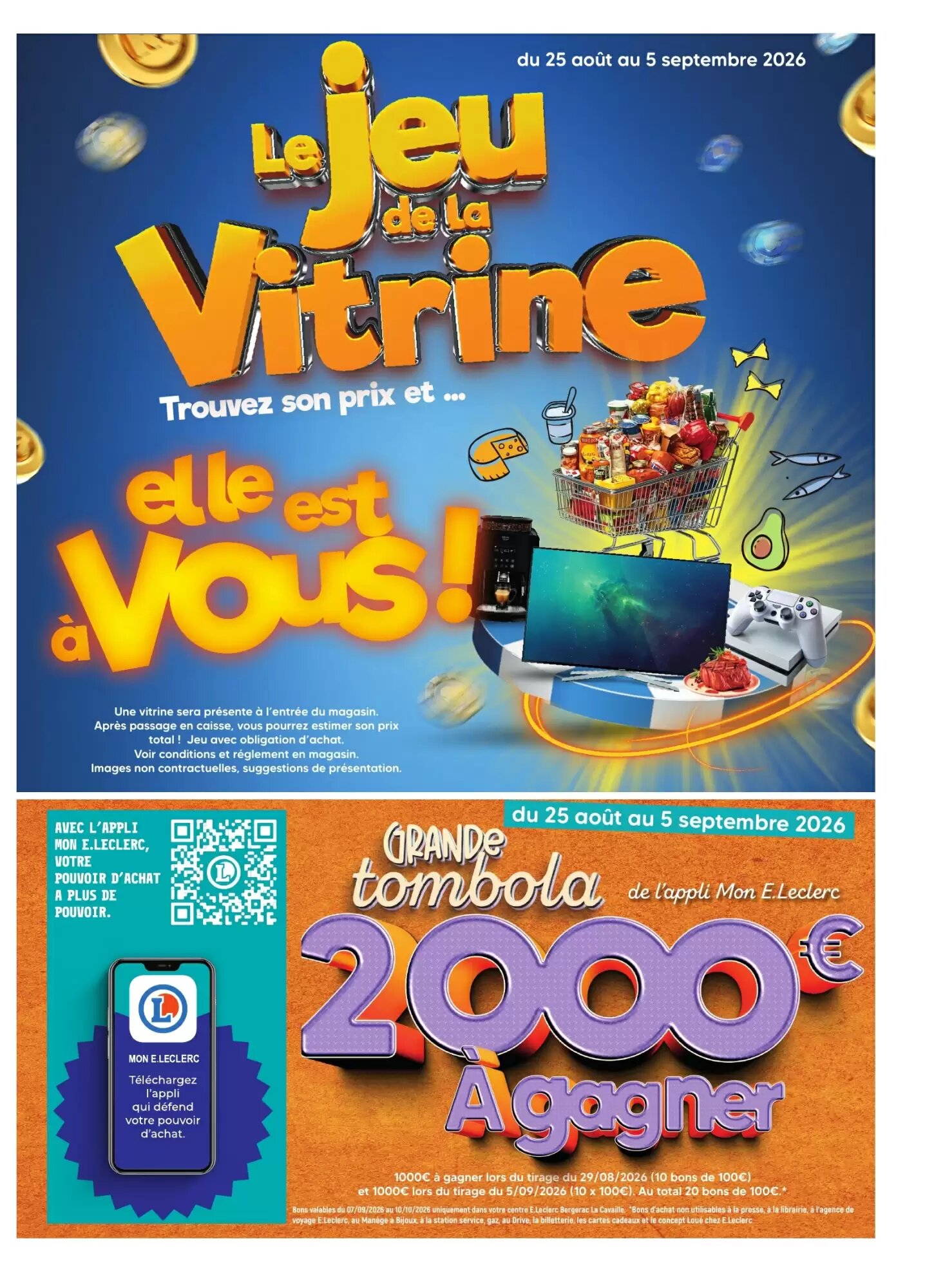 Prospectus promotionnel E.Leclerc valable à partir du 25/08/2026 - Page 3.