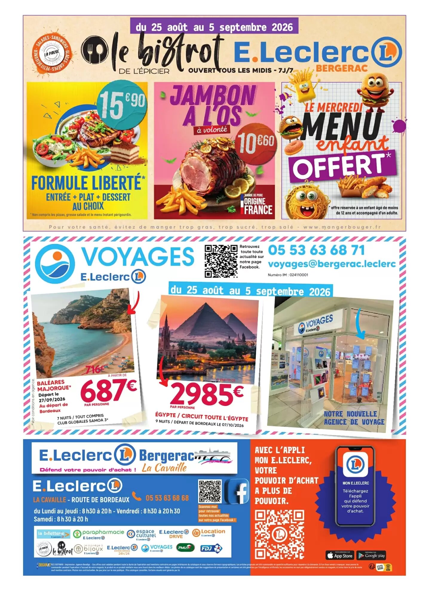 Prospectus promotionnel E.Leclerc valable à partir du 25/08/2026 - Page 36.