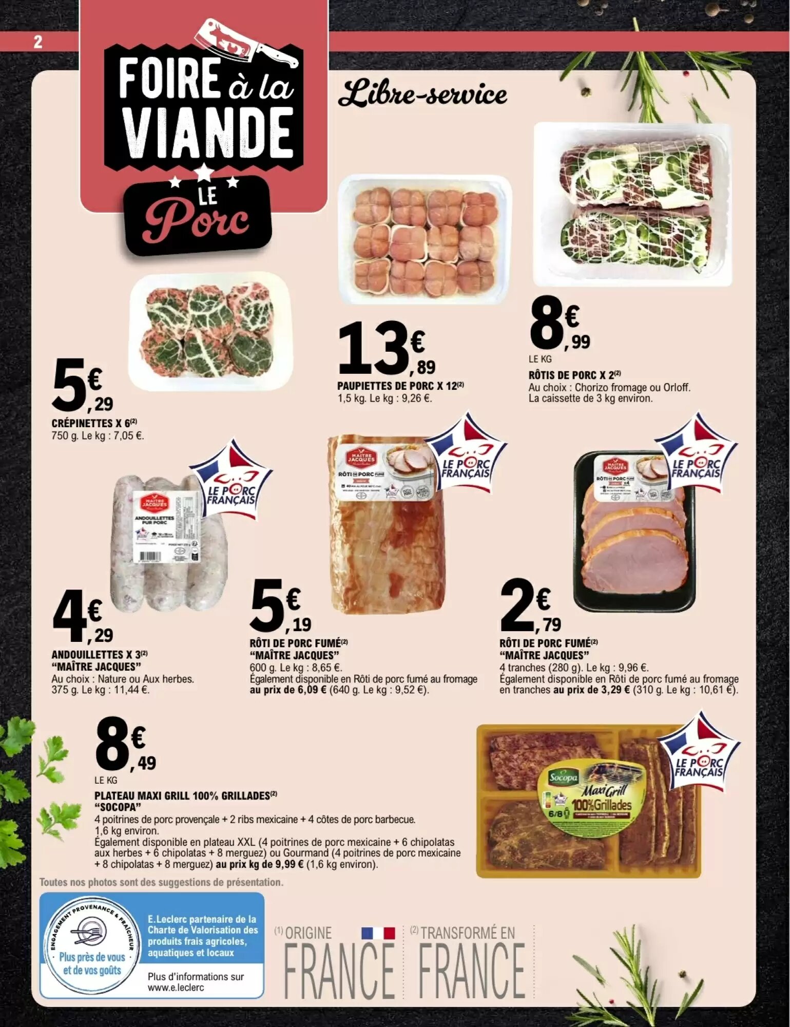 Prospectus promotionnel E.Leclerc valable à partir du 25/08/2026 - Page 2.