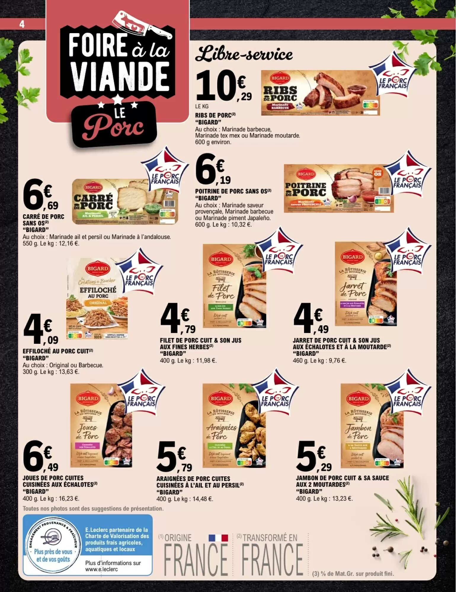 Prospectus promotionnel E.Leclerc valable à partir du 25/08/2026 - Page 4.