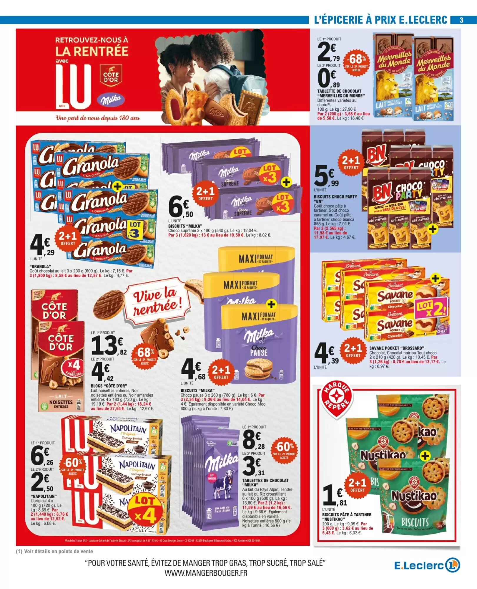 Prospectus promotionnel E.Leclerc valable à partir du 25/08/2026 - Page 3.