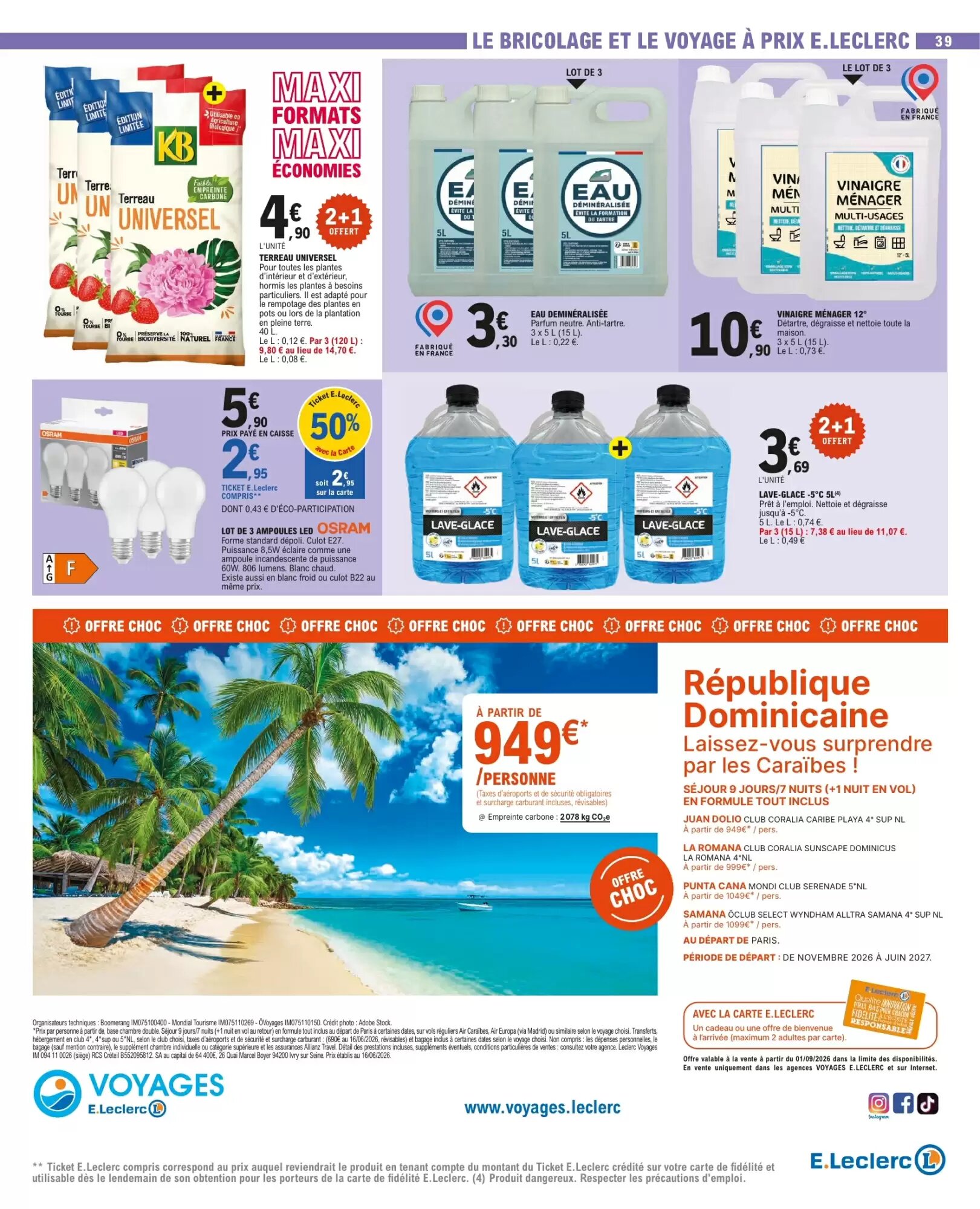 Prospectus promotionnel E.Leclerc valable à partir du 25/08/2026 - Page 39.