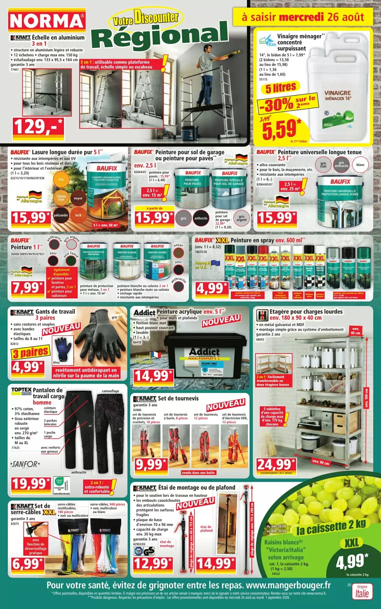 Prospectus promotionnel Norma valable à partir du 26/08/2026 - Page 1.
