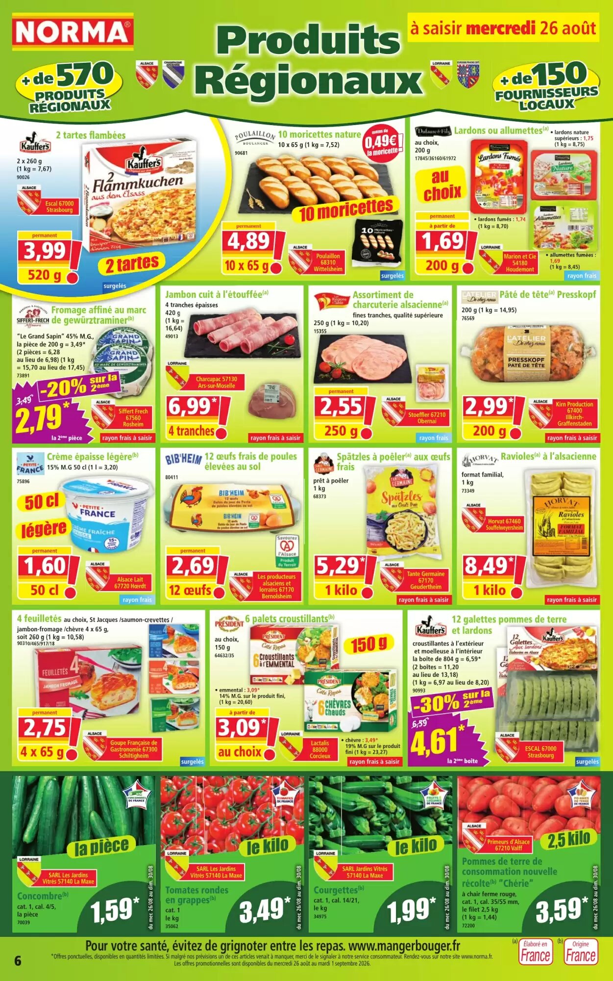 Prospectus promotionnel Norma valable à partir du 26/08/2026 - Page 6.