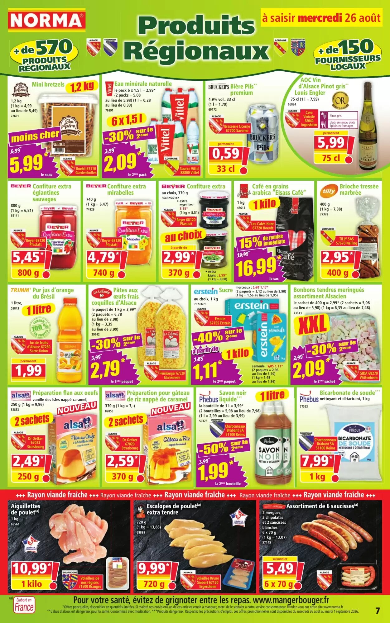 Prospectus promotionnel Norma valable à partir du 26/08/2026 - Page 7.