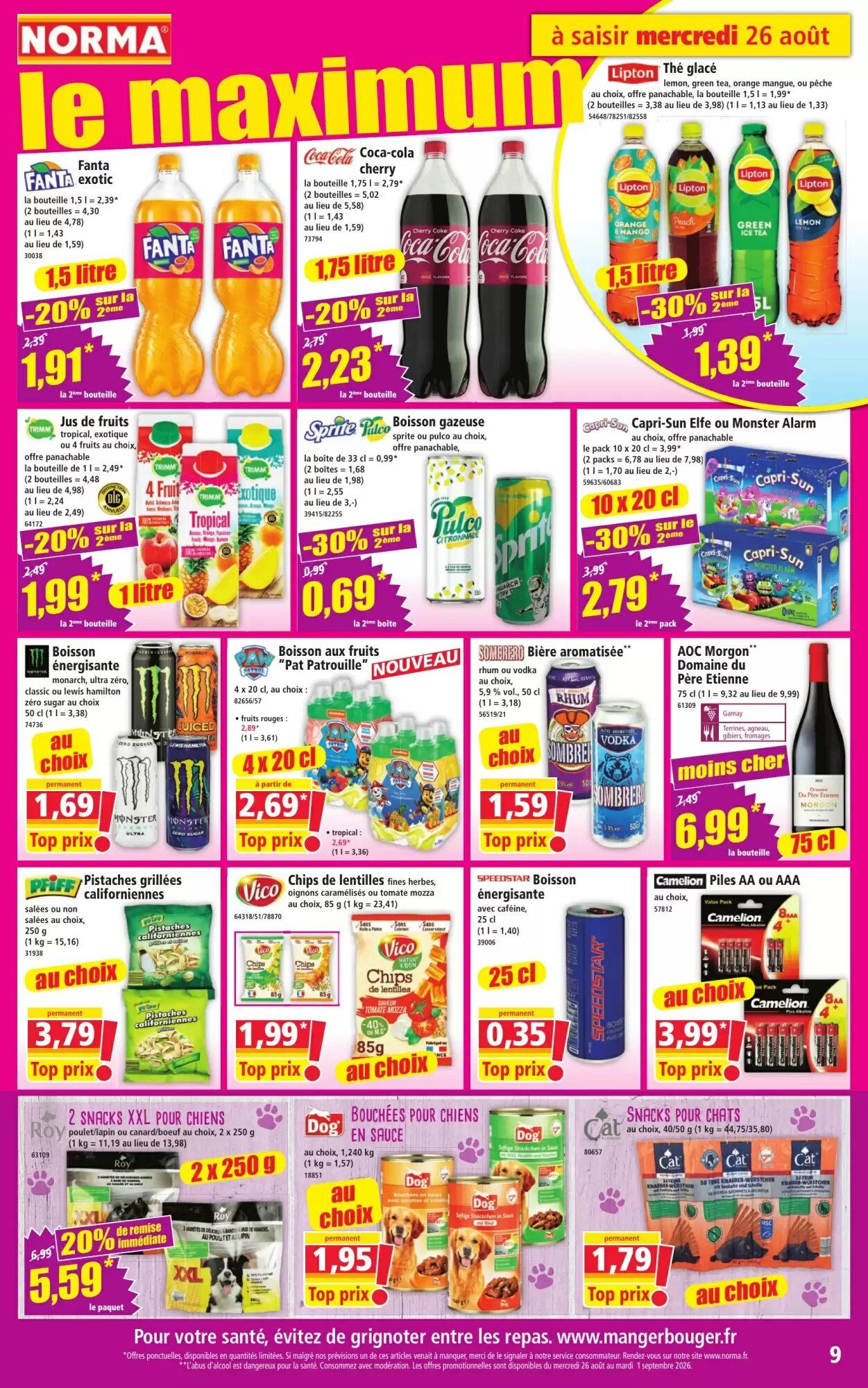 Prospectus promotionnel Norma valable à partir du 26/08/2026 - Page 9.