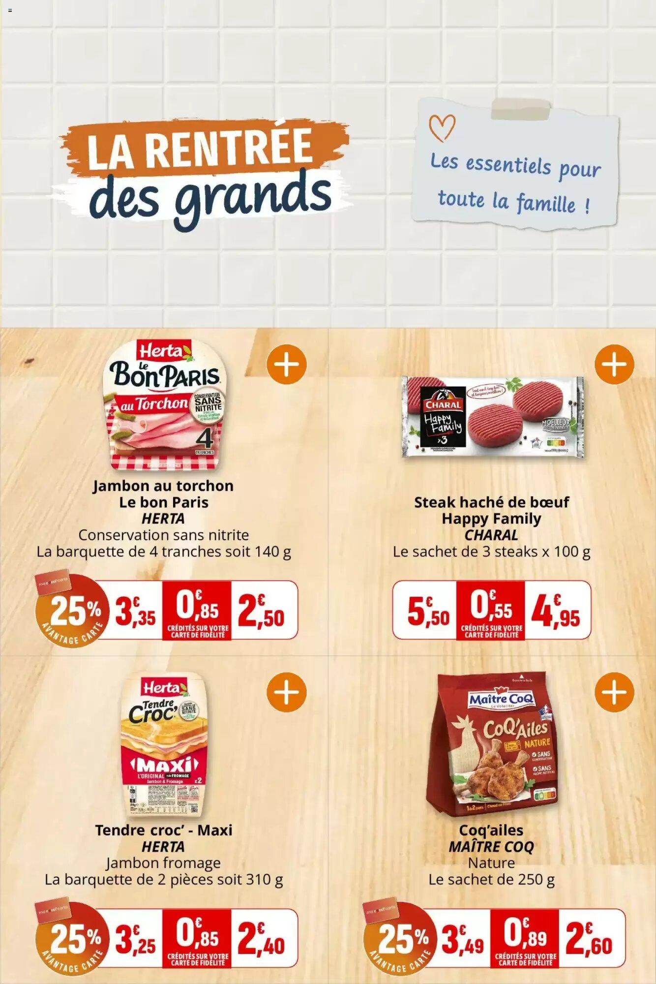 Prospectus promotionnel Coccinelle Supermarché valable à partir du 26/08/2026 - Page 20.
