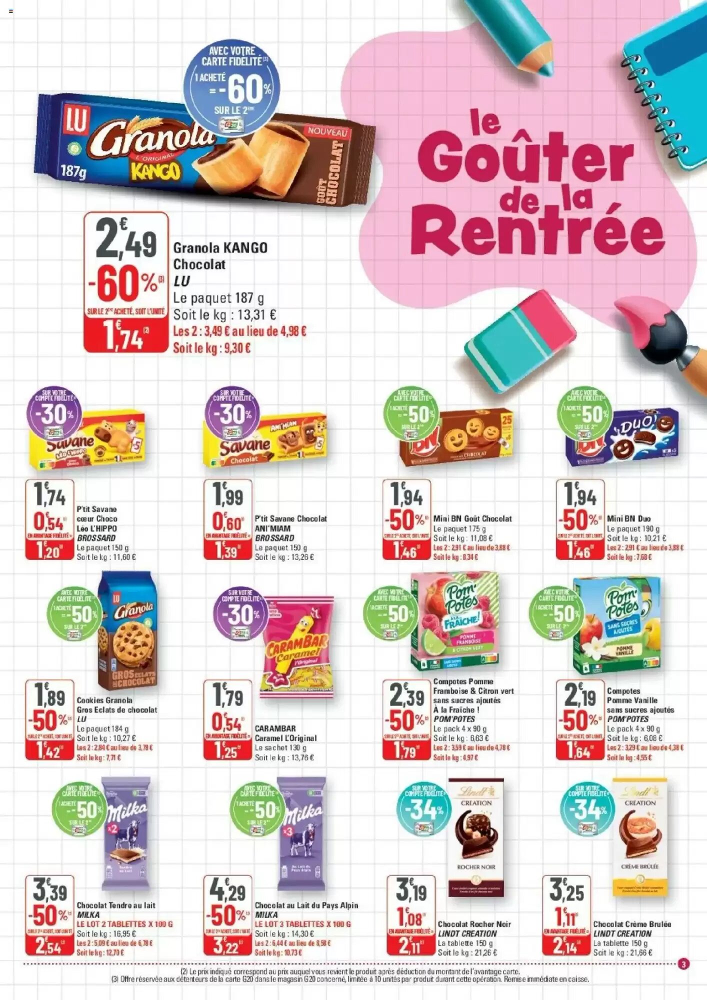 Prospectus promotionnel G20 valable à partir du 26/08/2026 - Page 3.