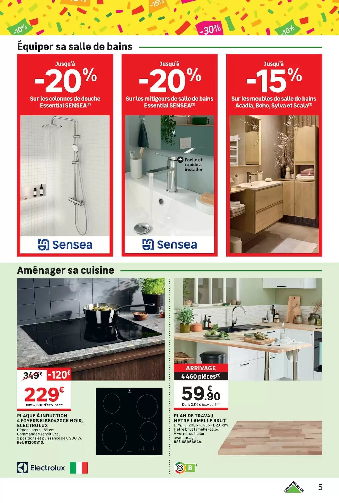 Prospectus promotionnel Leroy Merlin valable à partir du 26/08/2026 - Page 5.