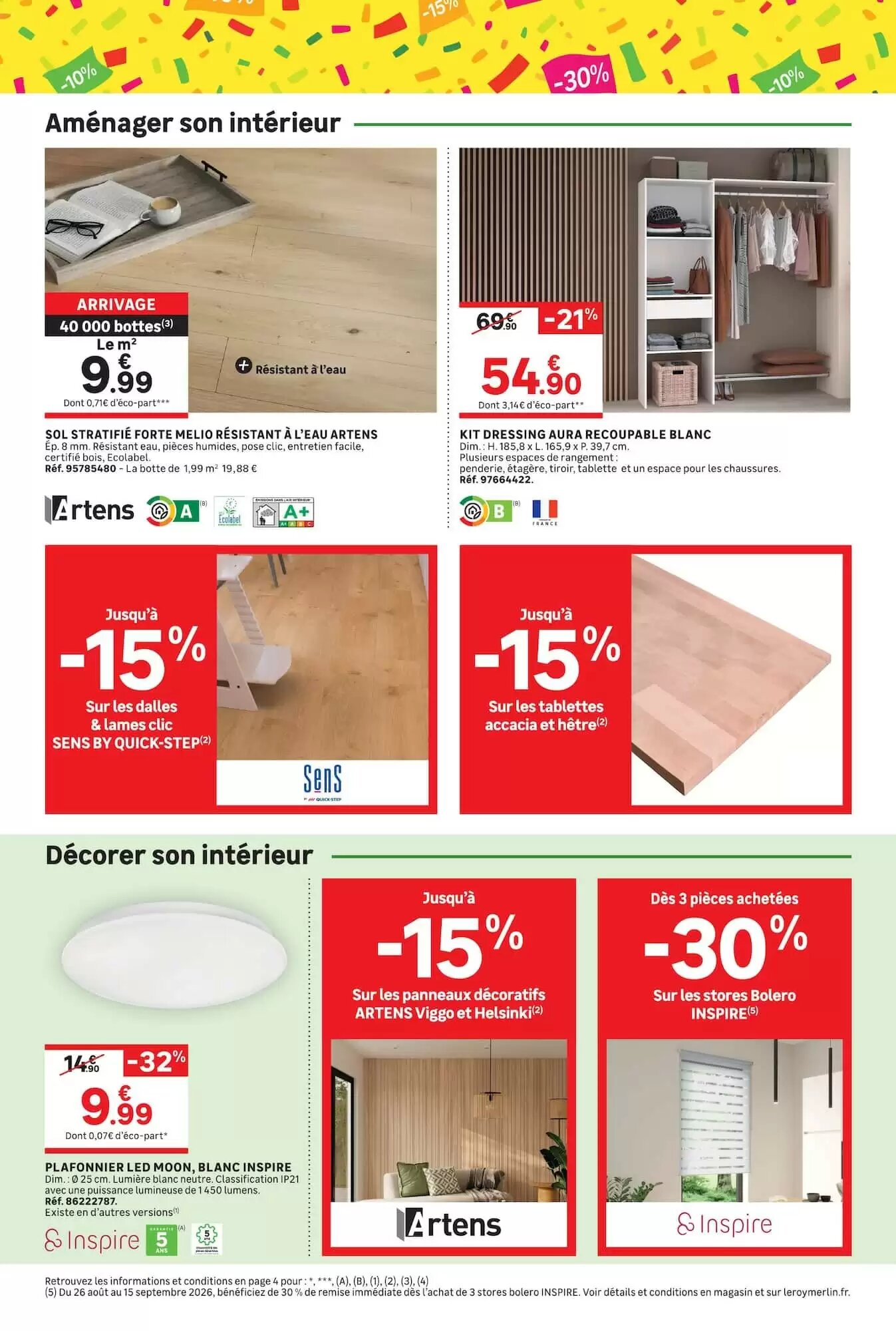 Prospectus promotionnel Leroy Merlin valable à partir du 26/08/2026 - Page 6.
